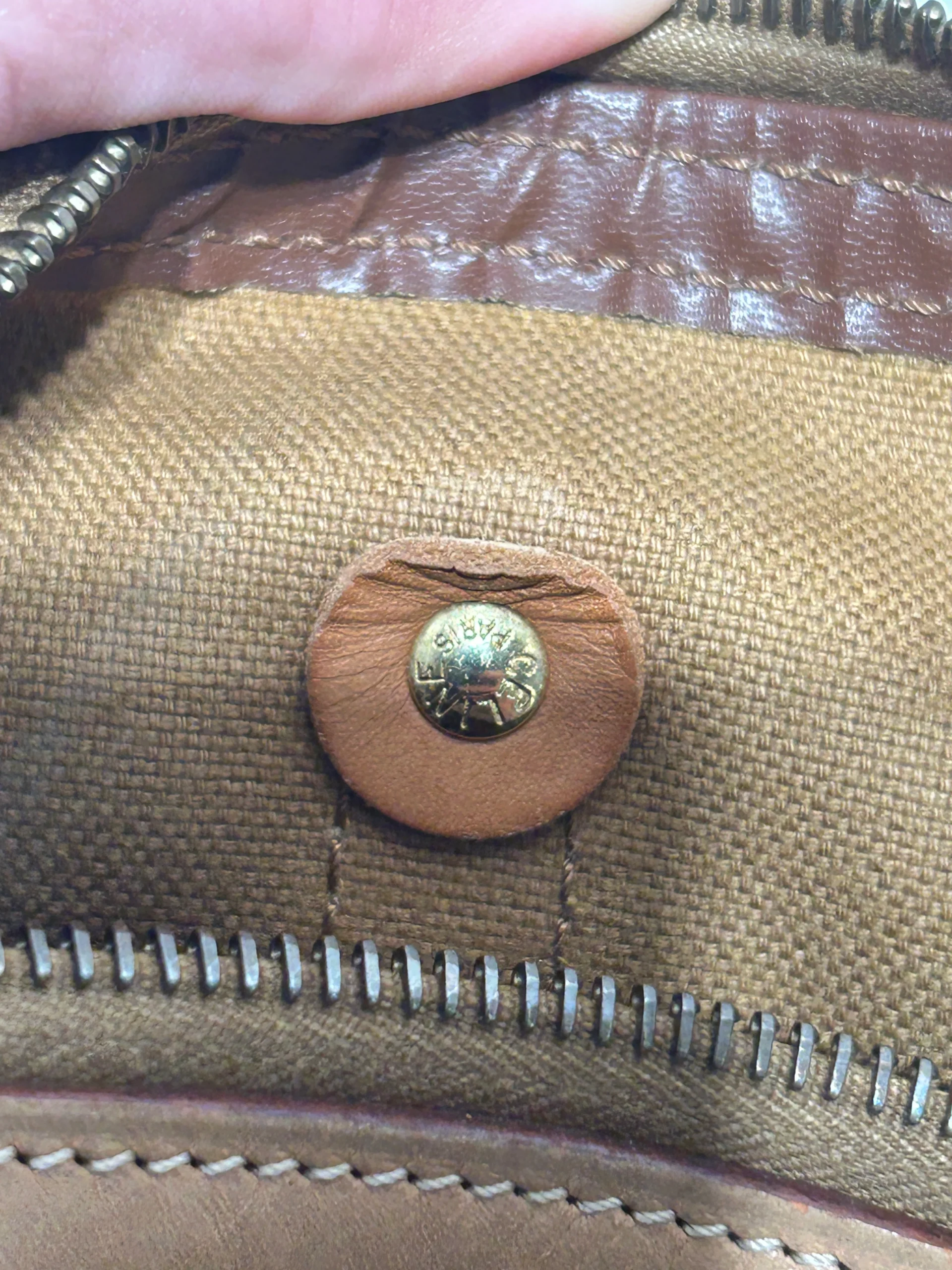 CELINE/Hand Bag/Leather/BRW/macadam boston