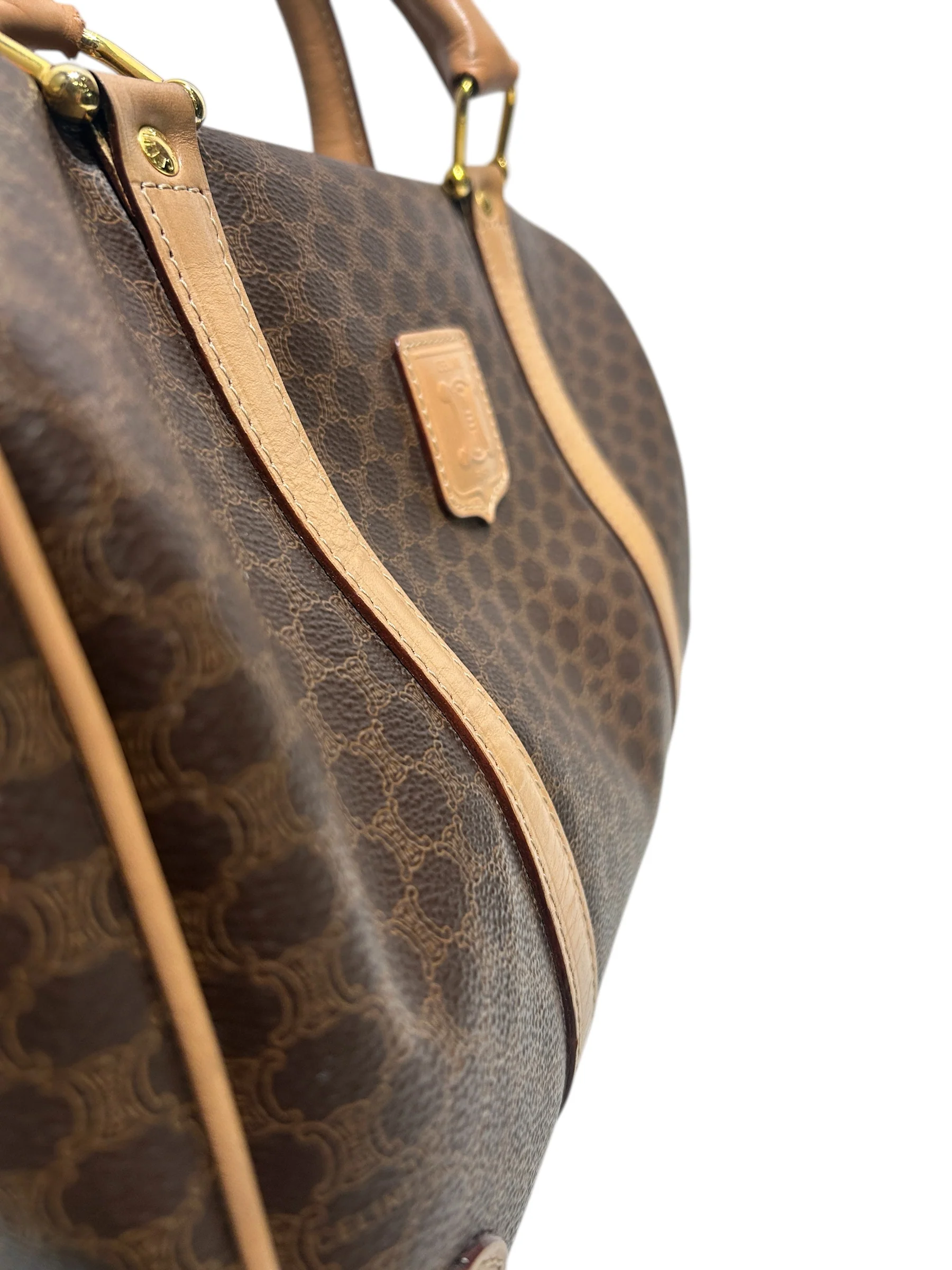 CELINE/Hand Bag/Leather/BRW/macadam boston