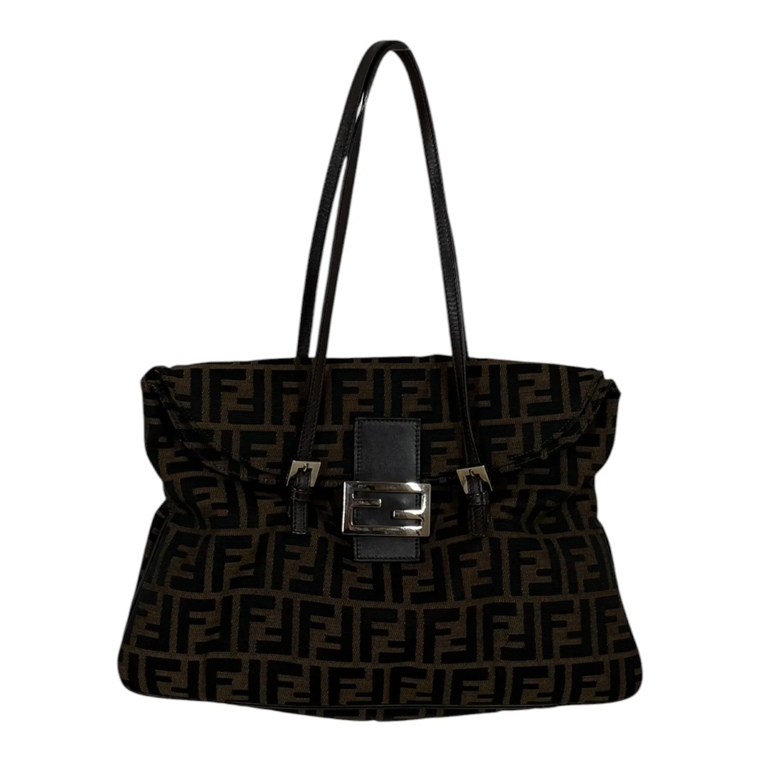 FENDI/Bag/Monogram/Cotton/BRW/ZUCCHINO MAMA BAGUETTE