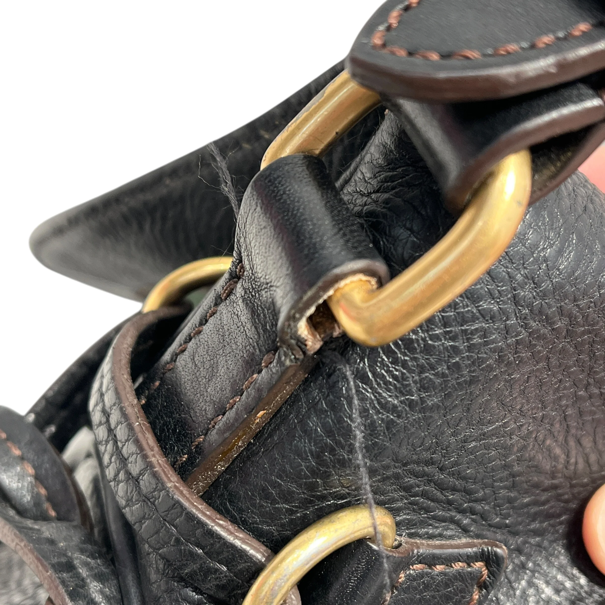 Dooney & Bourke/Cross Body Bag/Leather/BLK/florentine foldover messenger