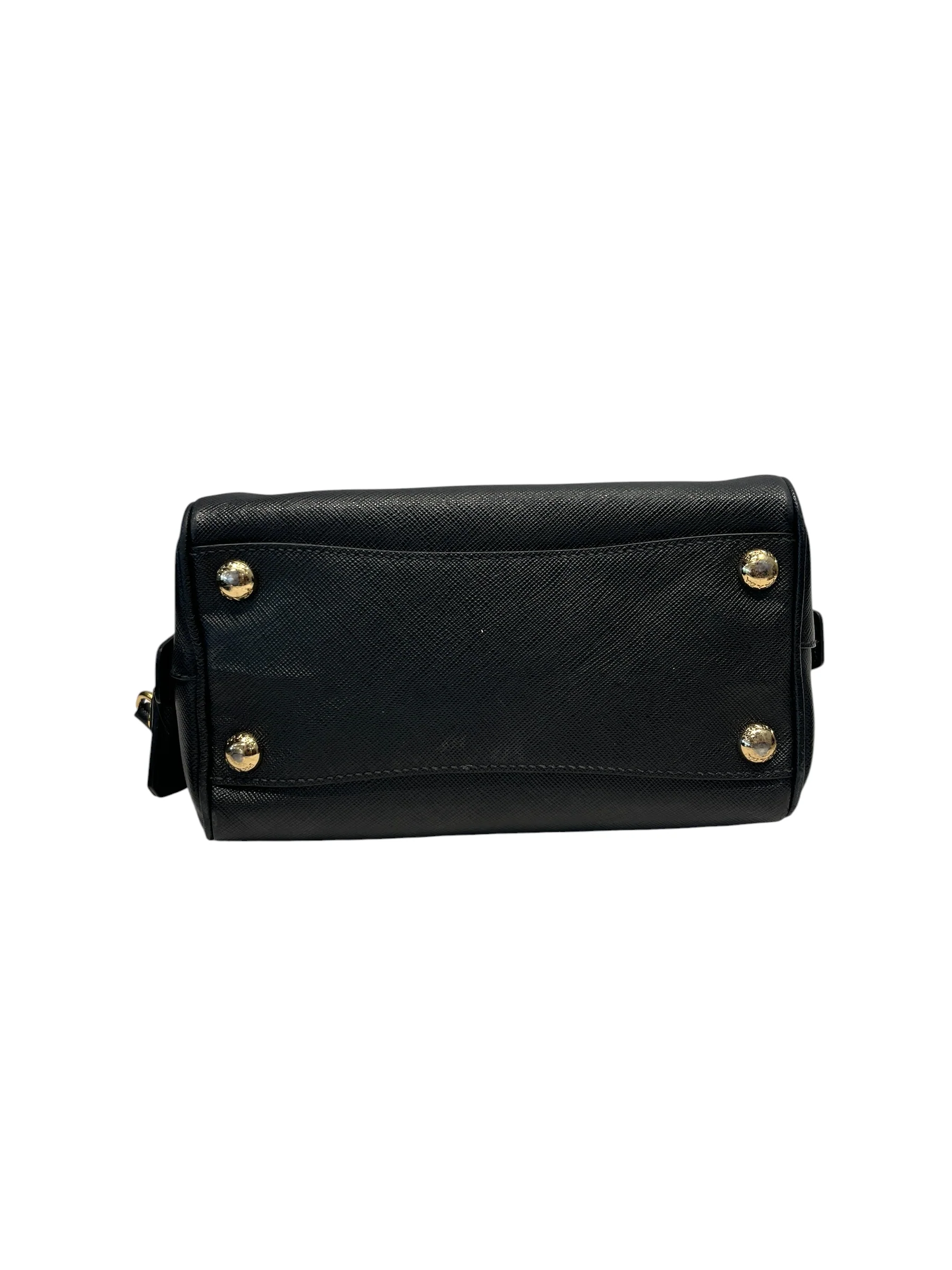 PRADA/Bag/Leather/BLK/SAFFIANO TOP HANDLE BAG