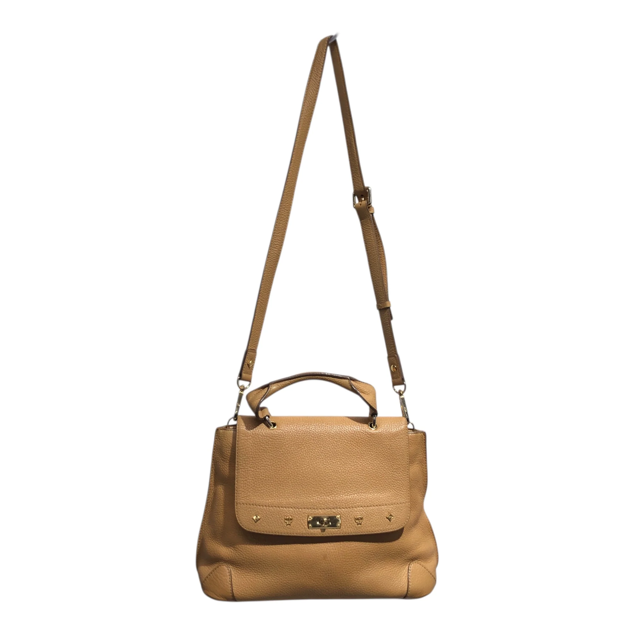 MCM/Hand Bag/Leather/CML/