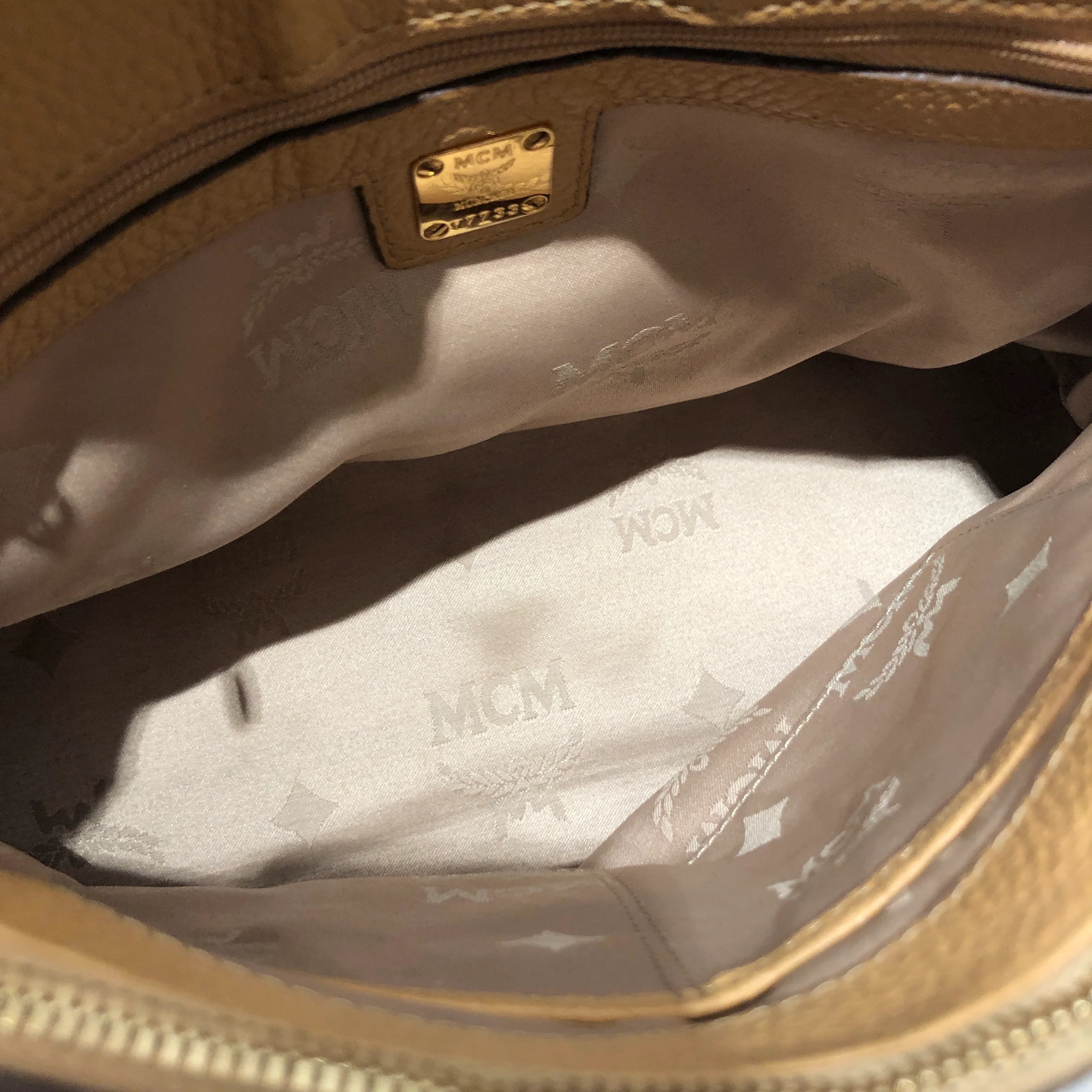 MCM/Hand Bag/Leather/CML/