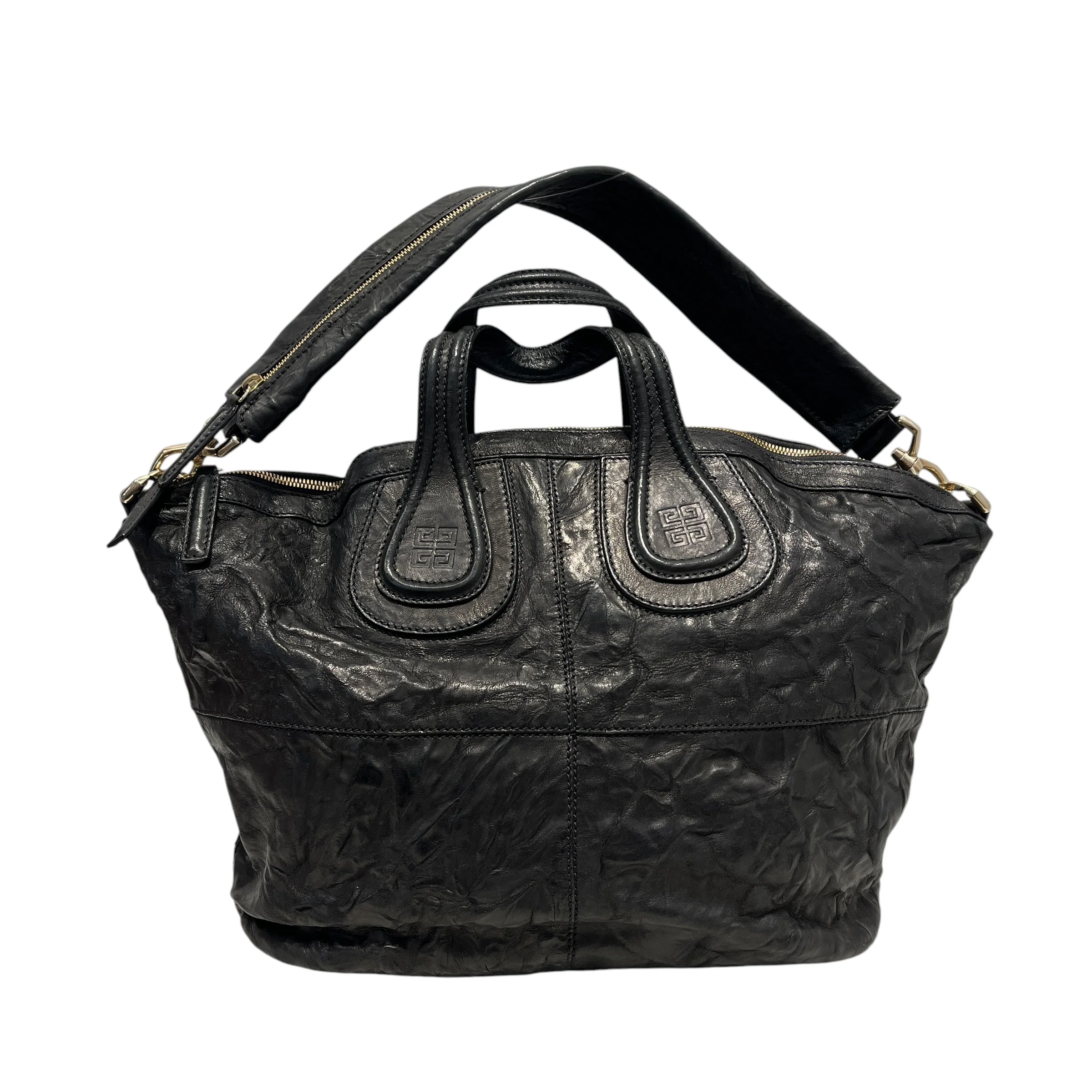 GIVENCHY/Hand Bag/Leather/BLK/NIGHTGALE
