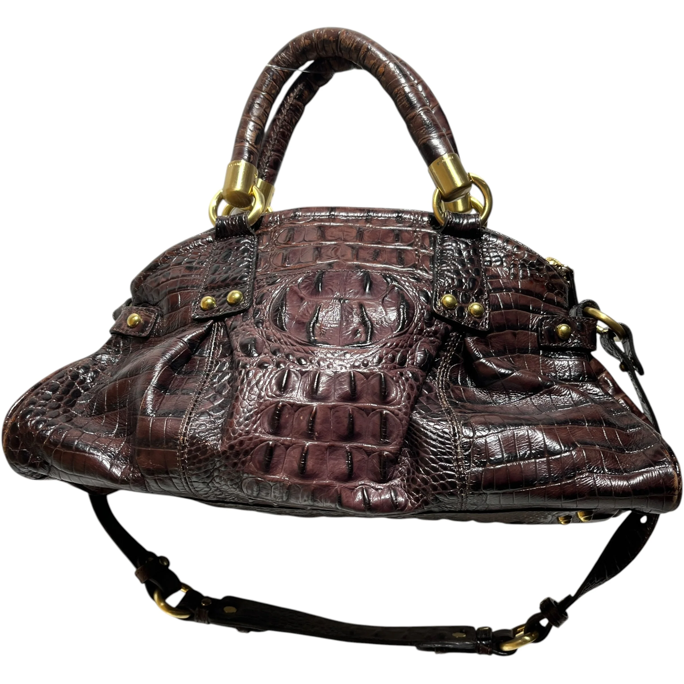 Brahmin/Hand Bag/Animal Pattern/Leather/BRW/Danica Handbag