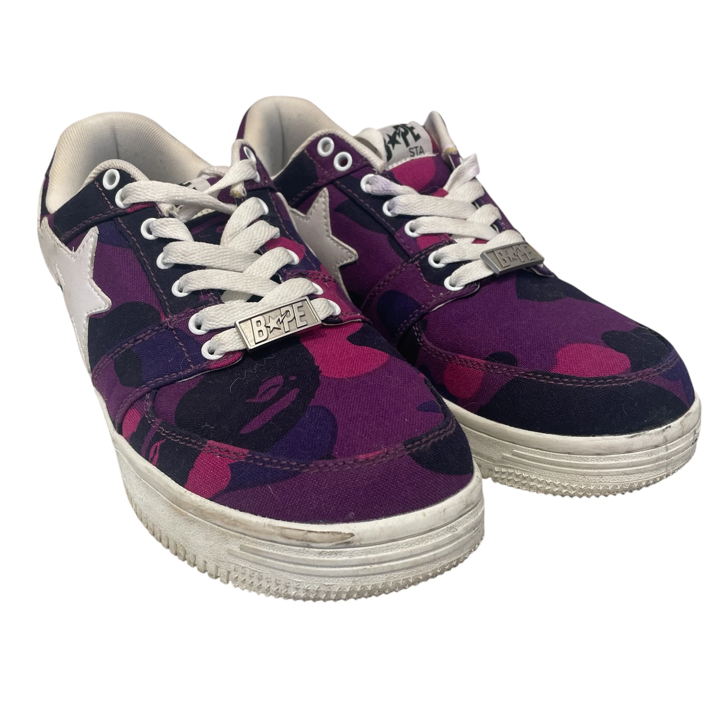 BAPE STA!/Low-Sneakers/US 10/Camouflage/PPL/