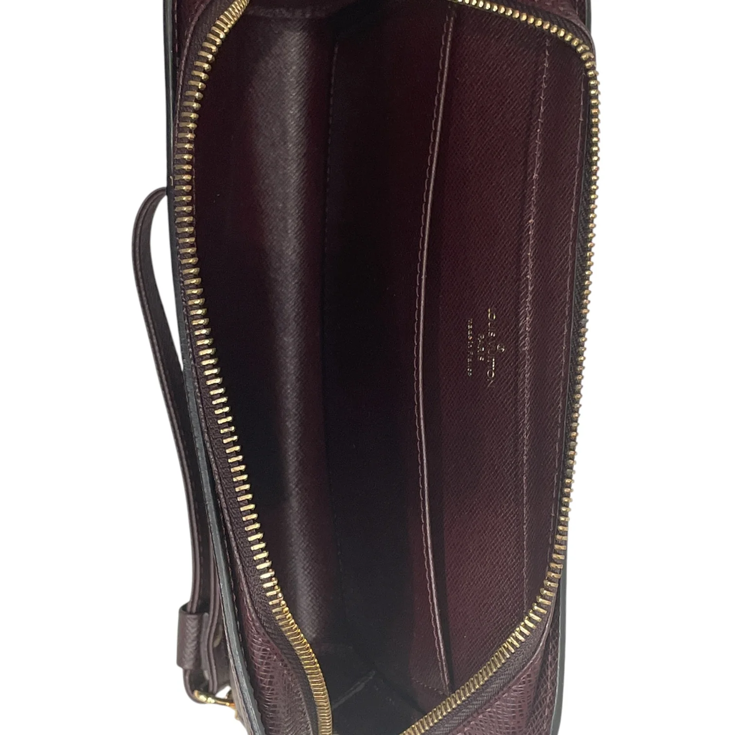 LOUIS VUITTON/Pouch/Leather/BRD/GOLD HARDWARE WRIST STRAP