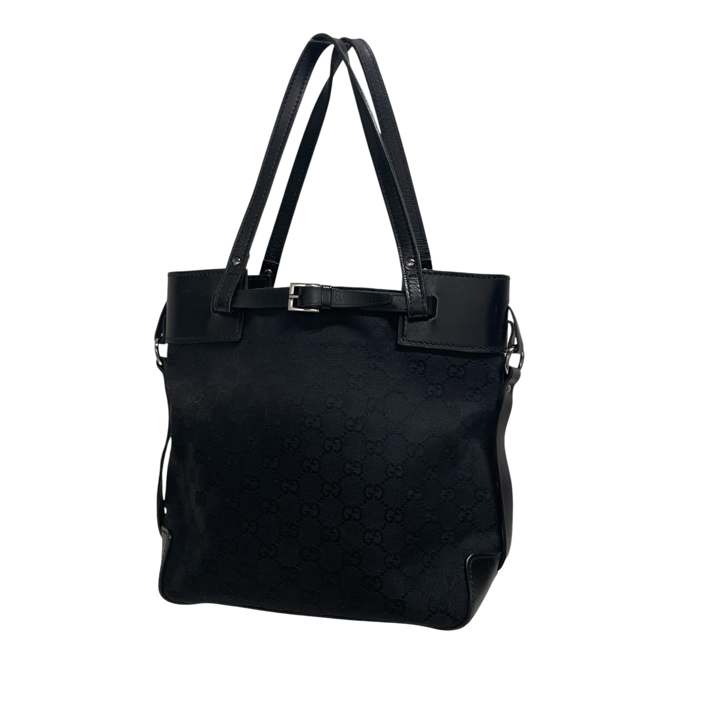 GUCCI/Hand Bag/Monogram/BLK/KB446WK