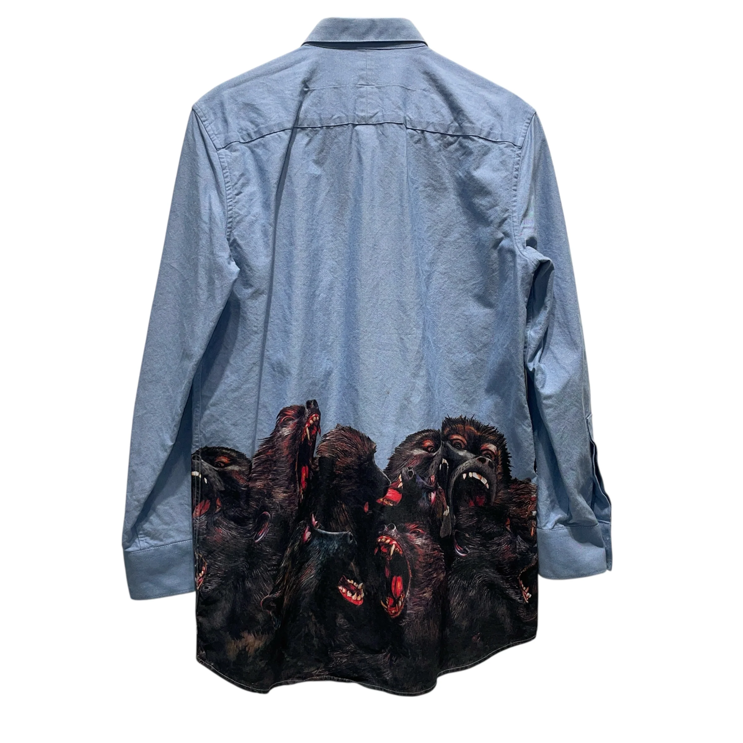 GIVENCHY/Flannel Shirt/M/Cotton/IDG/All Over Print/APE