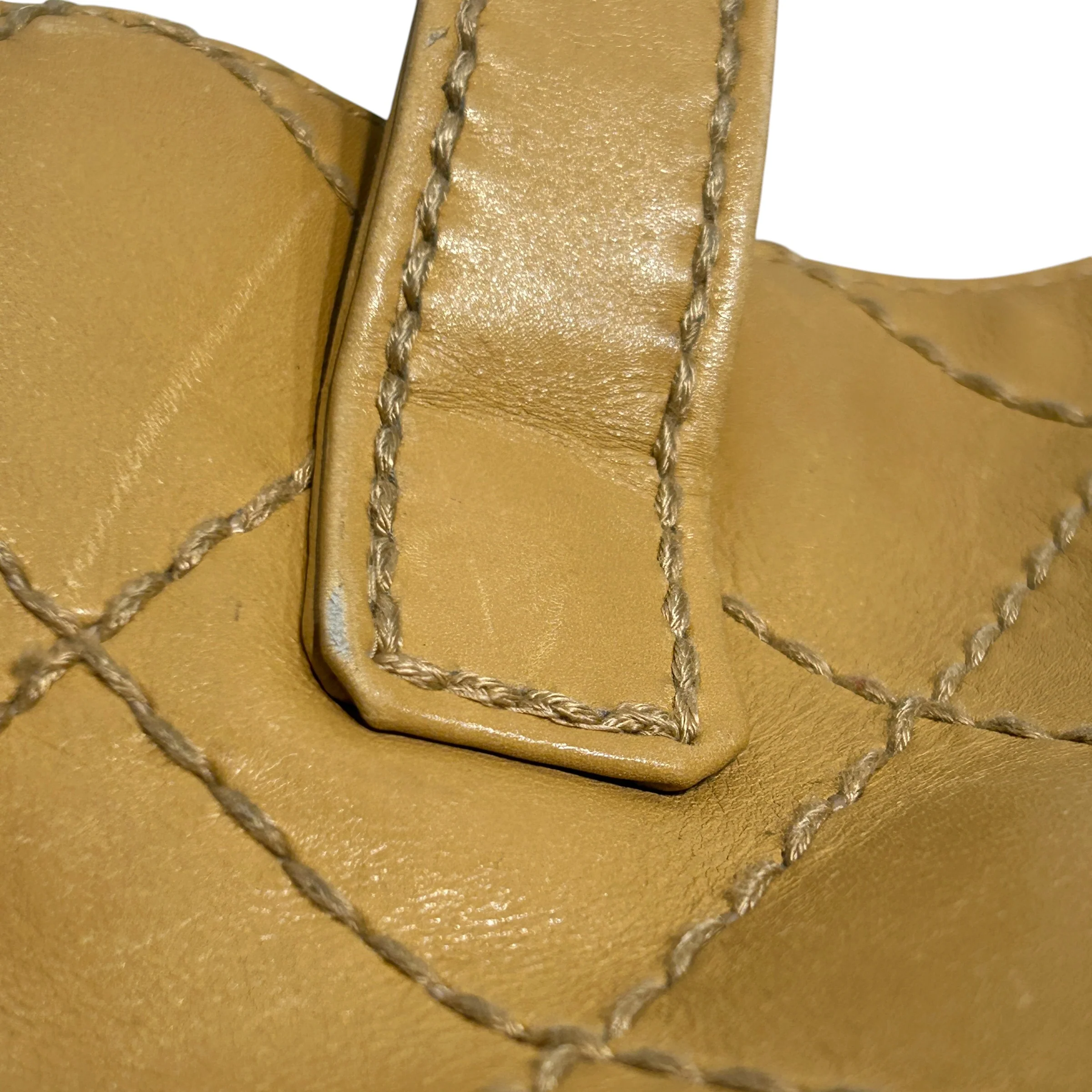 CHANEL/Tote Bag/Leather/CML/Quilted Wild Stitch Surpique