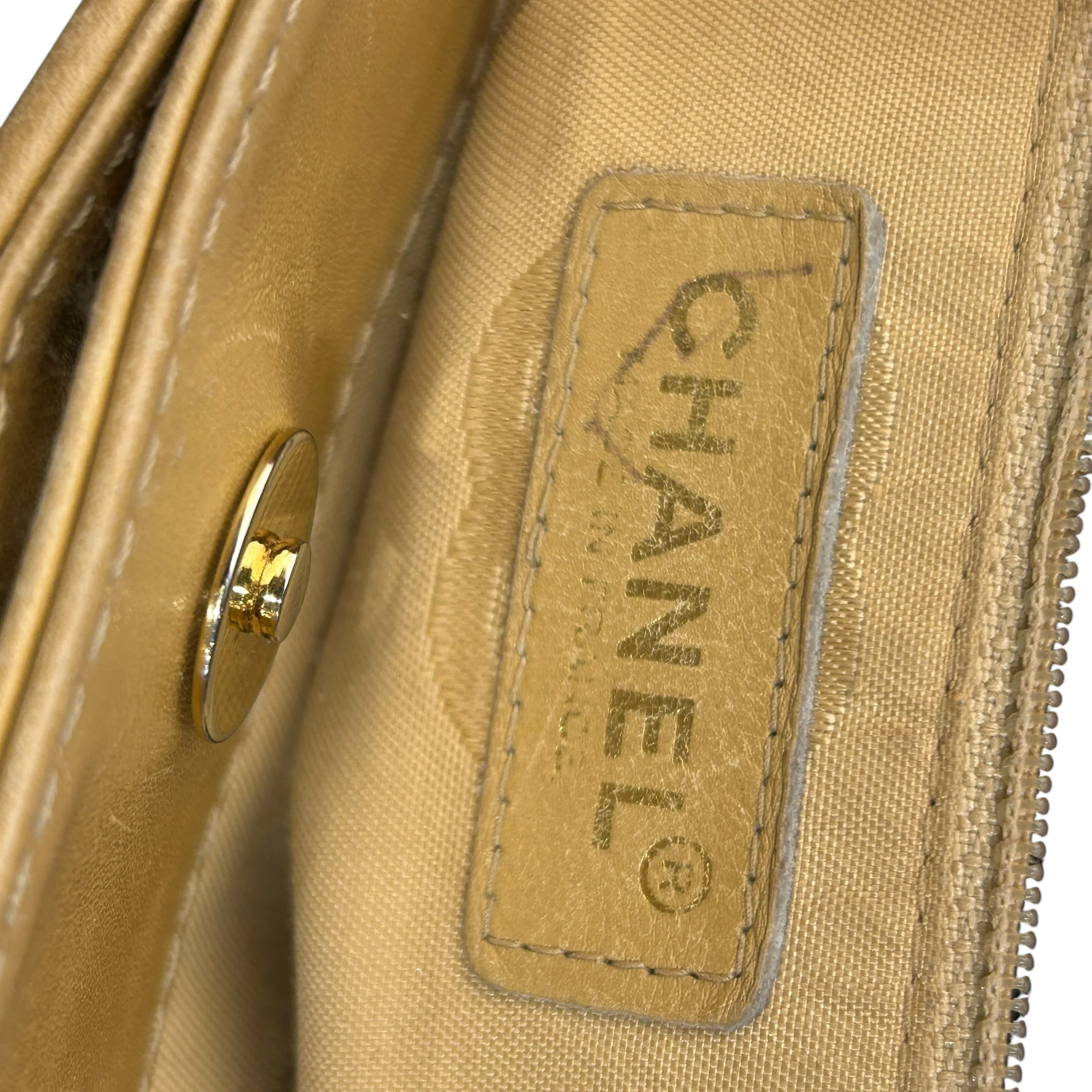 CHANEL/Tote Bag/Leather/CML/Quilted Wild Stitch Surpique