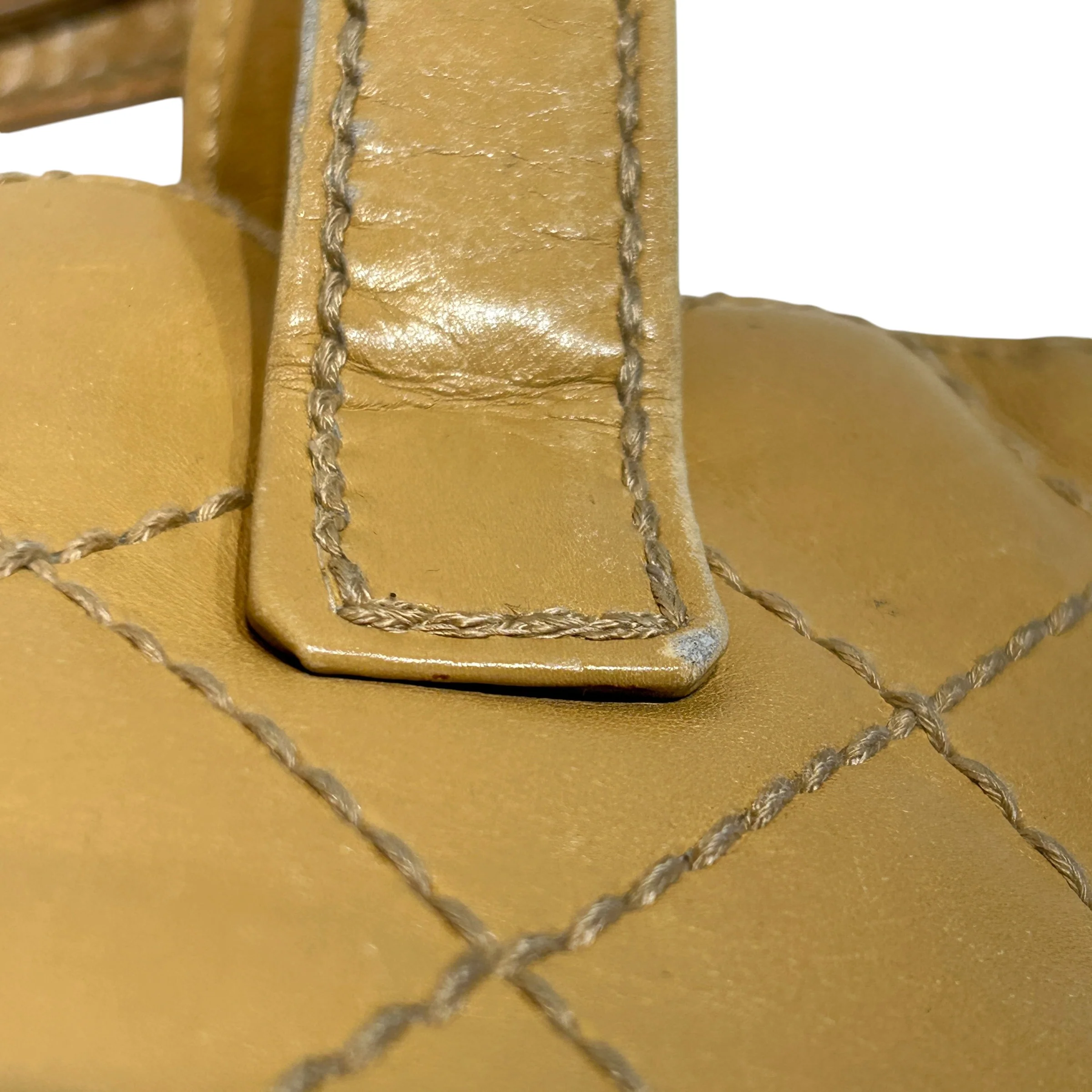 CHANEL/Tote Bag/Leather/CML/Quilted Wild Stitch Surpique