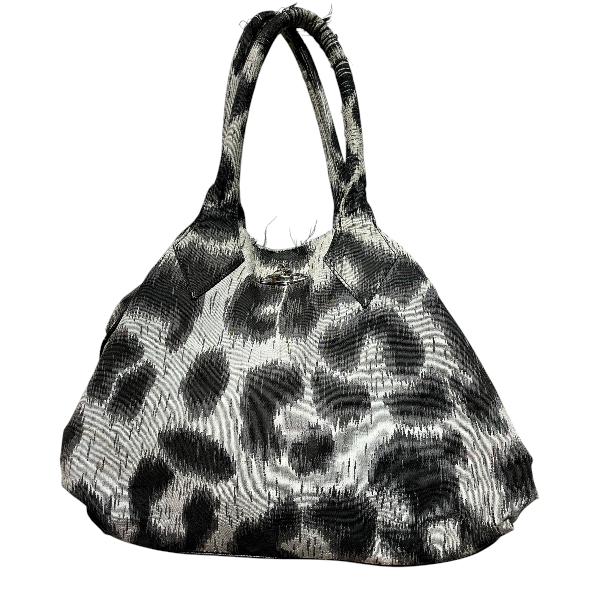 Vivienne Westwood/Hand Bag/All Over Print/Cotton/GRY/