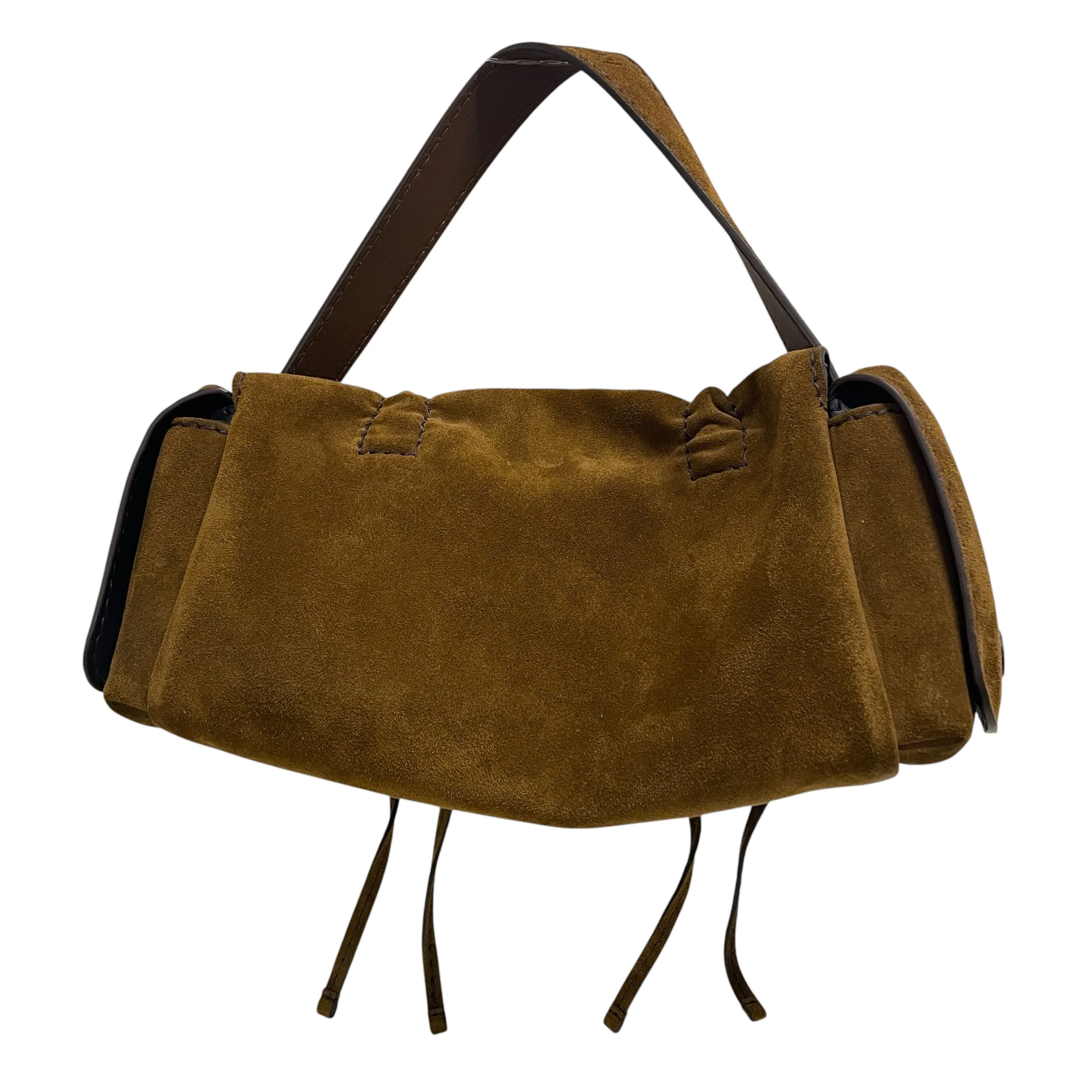 Acne Studios/Hand Bag/Suede/BRW/LRG/MULTIPOCKET/BOWS