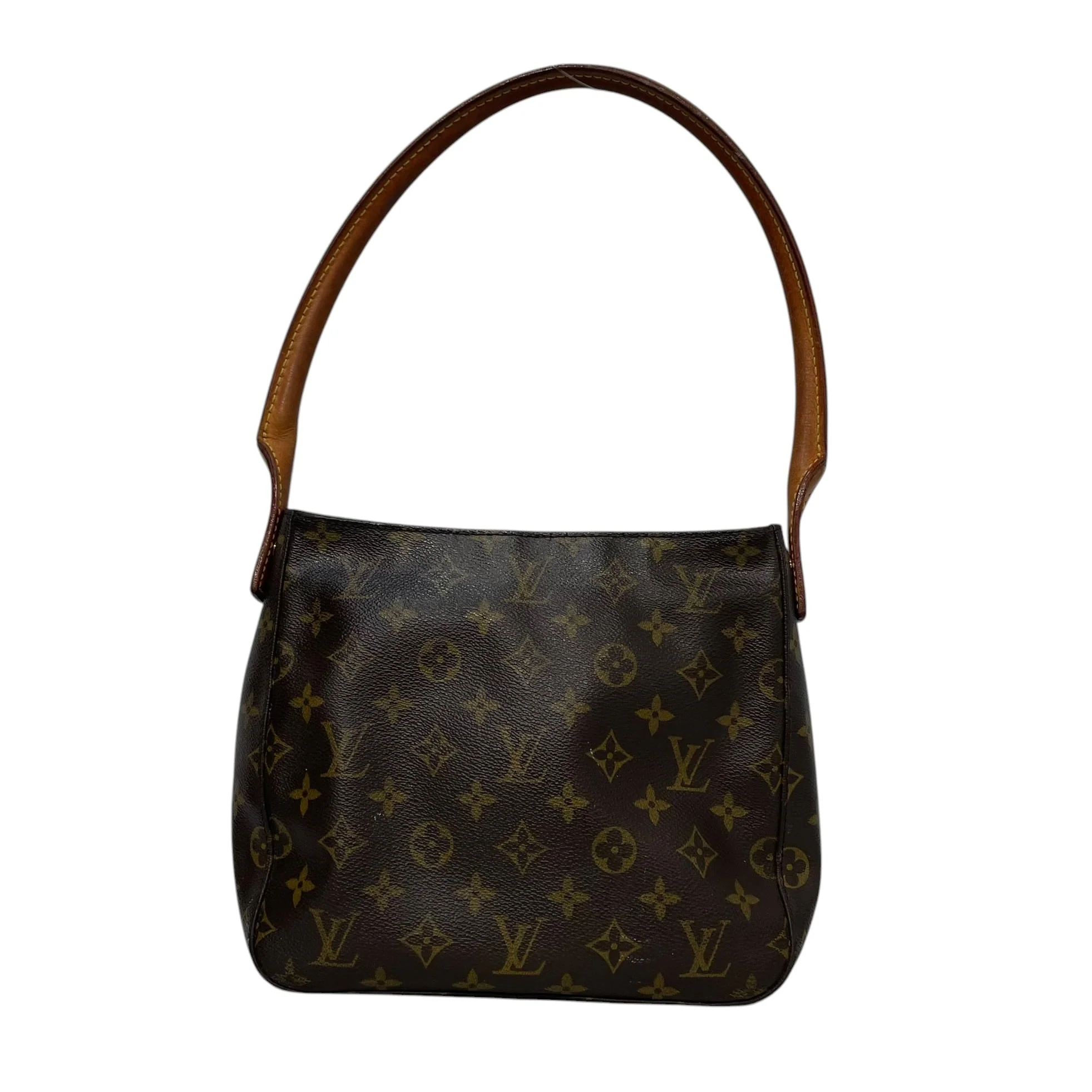 LOUIS VUITTON/Hand Bag/Monogram/Leather/BRW/monogram looping gm