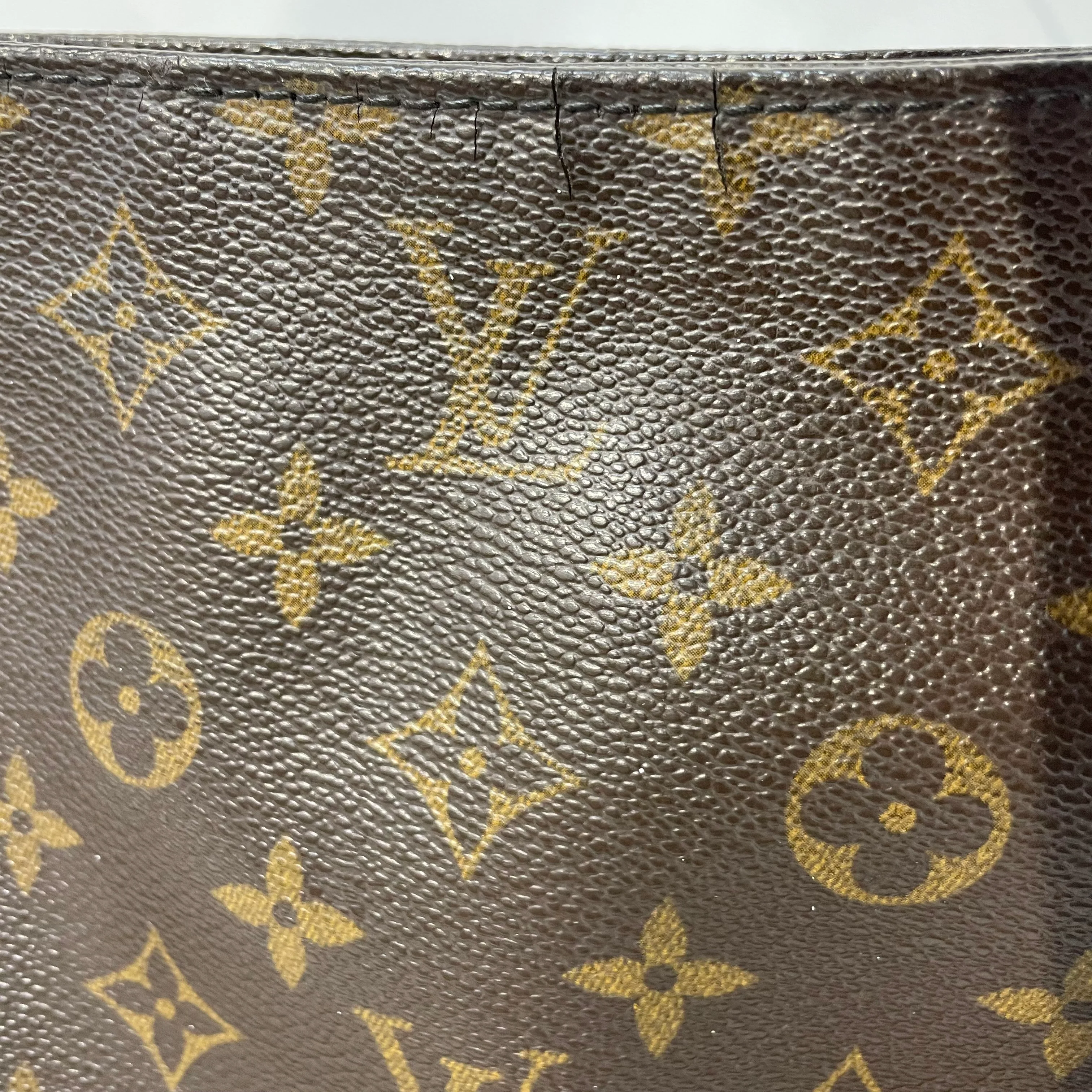 LOUIS VUITTON/Hand Bag/Monogram/Leather/BRW/monogram looping gm