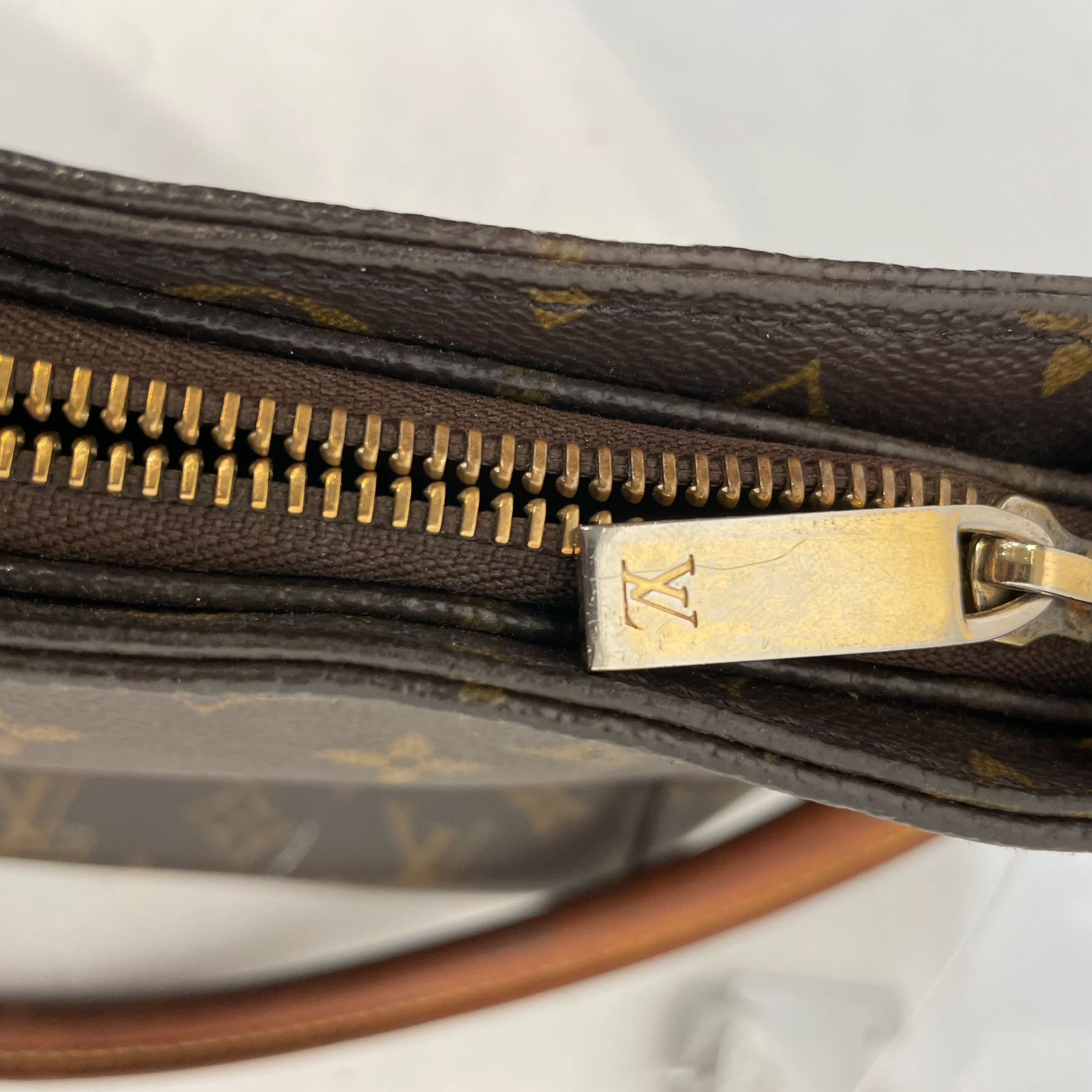 LOUIS VUITTON/Hand Bag/Monogram/Leather/BRW/monogram looping gm