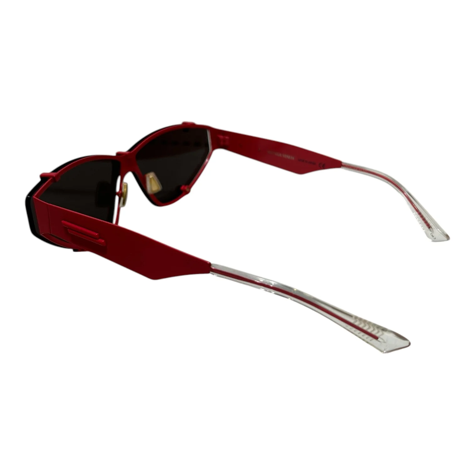 BOTTEGA VENETA/Sunglasses/Metal/PNK/Grip Shield Sunglasses Pink