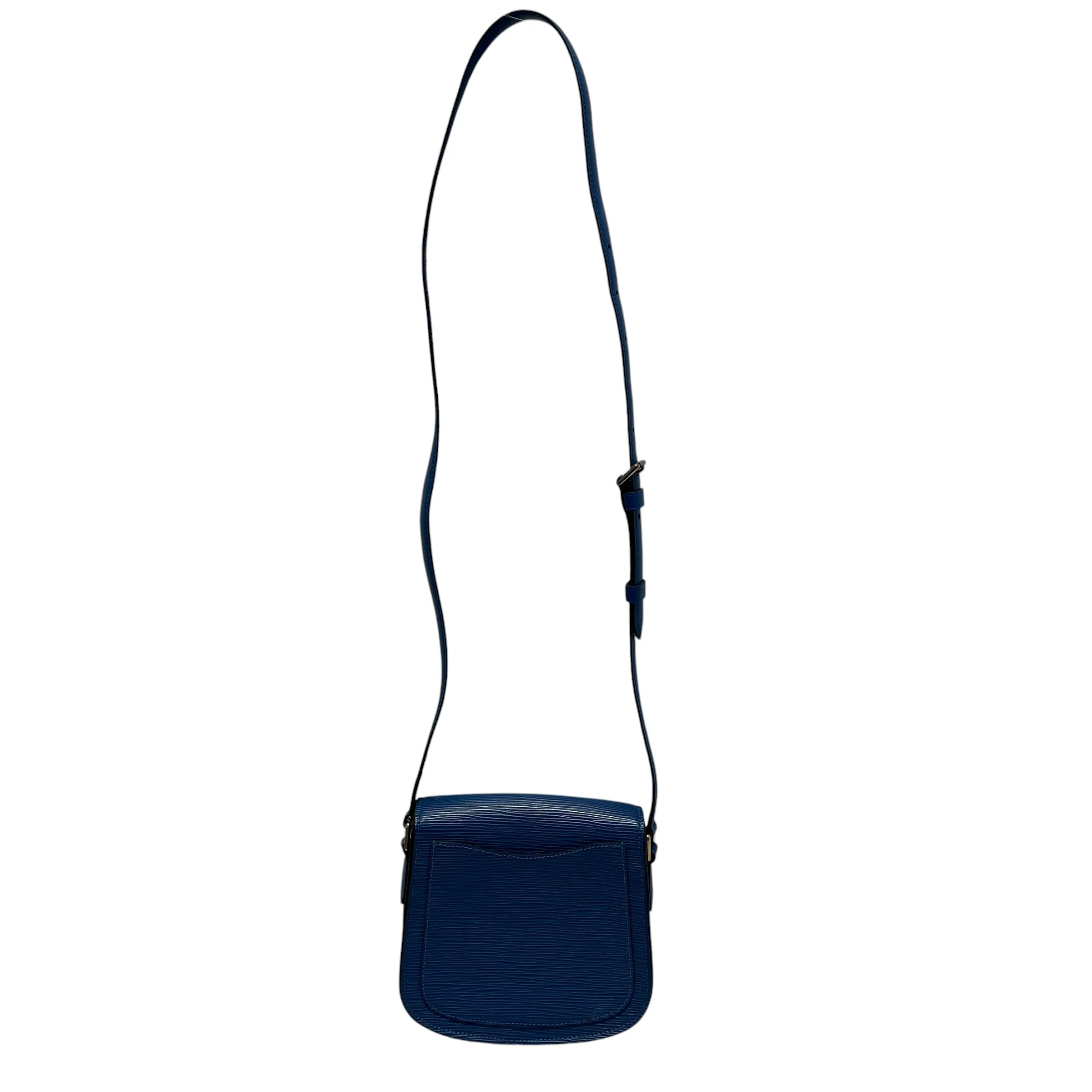 LOUIS VUITTON/Cross Body Bag/Leather/BLU/SAINT CLOUD BLUE EPI SHOULDER