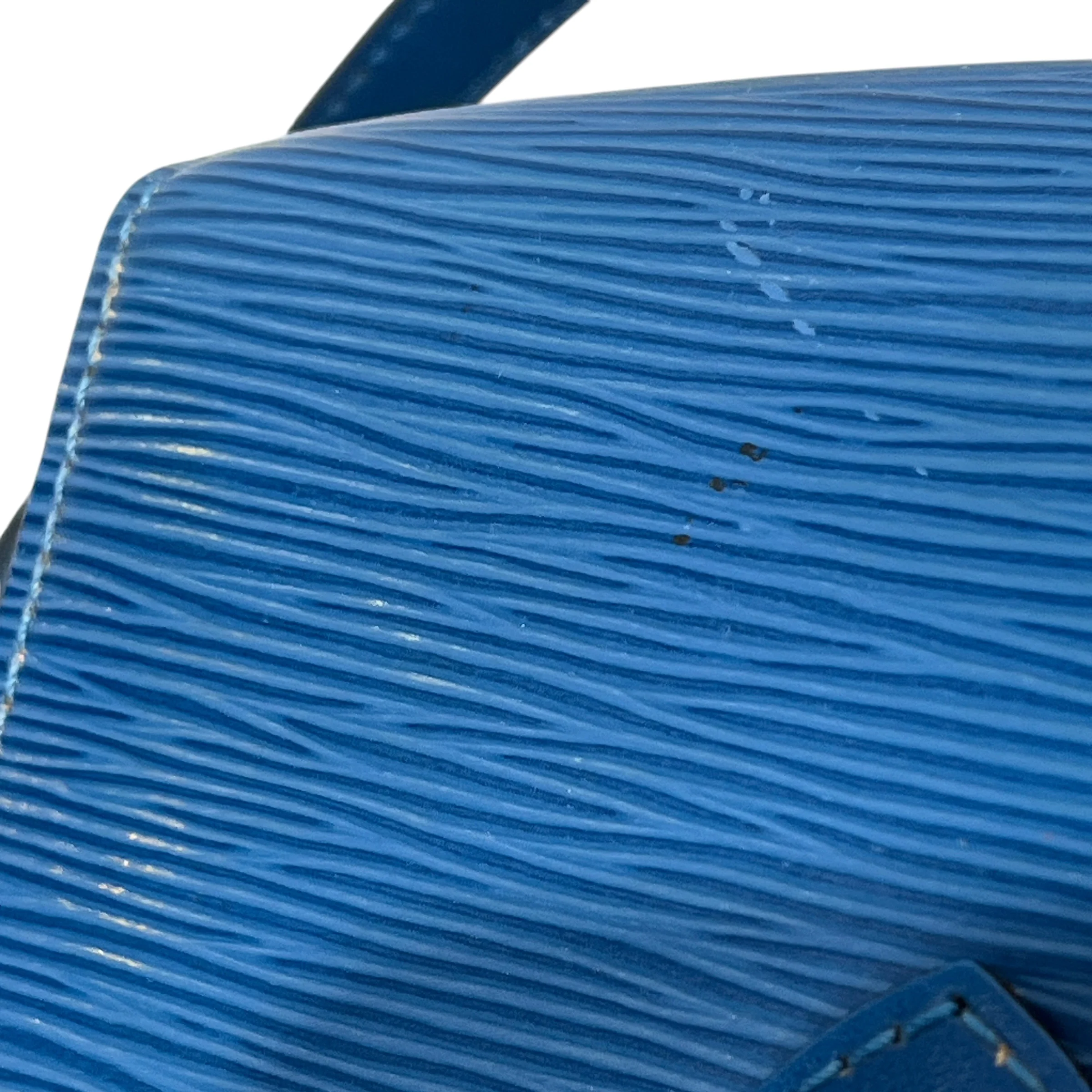 LOUIS VUITTON/Cross Body Bag/Leather/BLU/SAINT CLOUD BLUE EPI SHOULDER