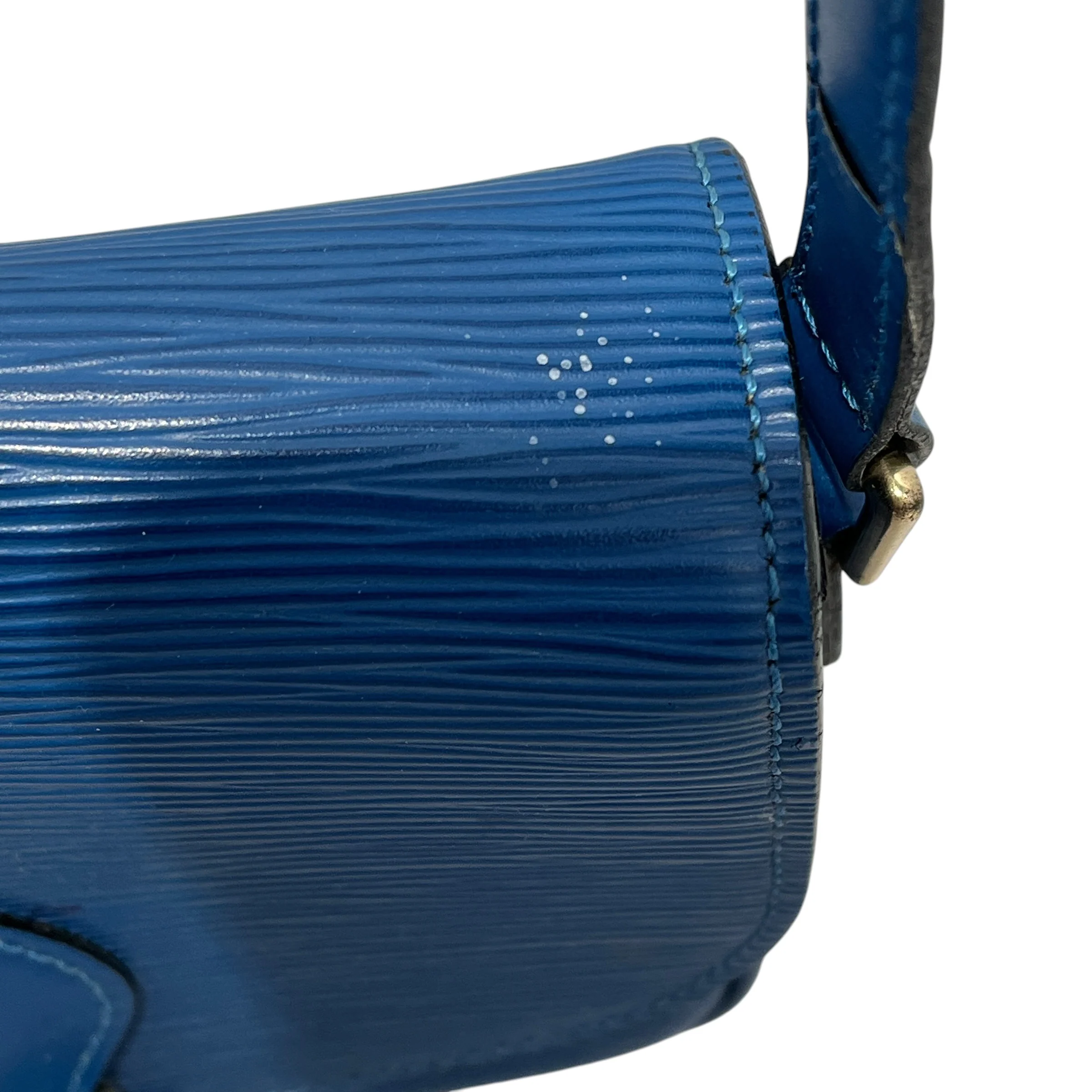 LOUIS VUITTON/Cross Body Bag/Leather/BLU/SAINT CLOUD BLUE EPI SHOULDER