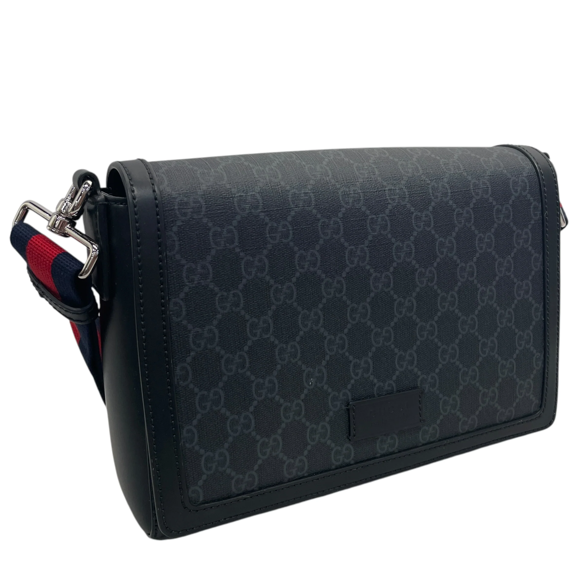 GUCCI/Bag/Monogram/Leather/BLK/Messenger Bag