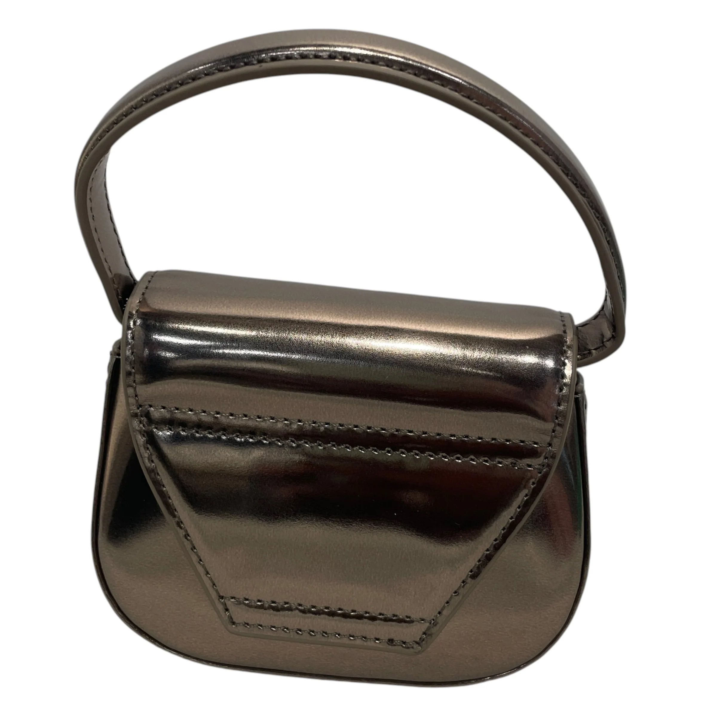 DIESEL/Hand Bag/Leather/SLV/Mini Bag Crossbody