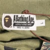 A BATHING APE/Polo Shirt/L/Cotton/GRN/Camouflage/blk trim collar/sleeves
