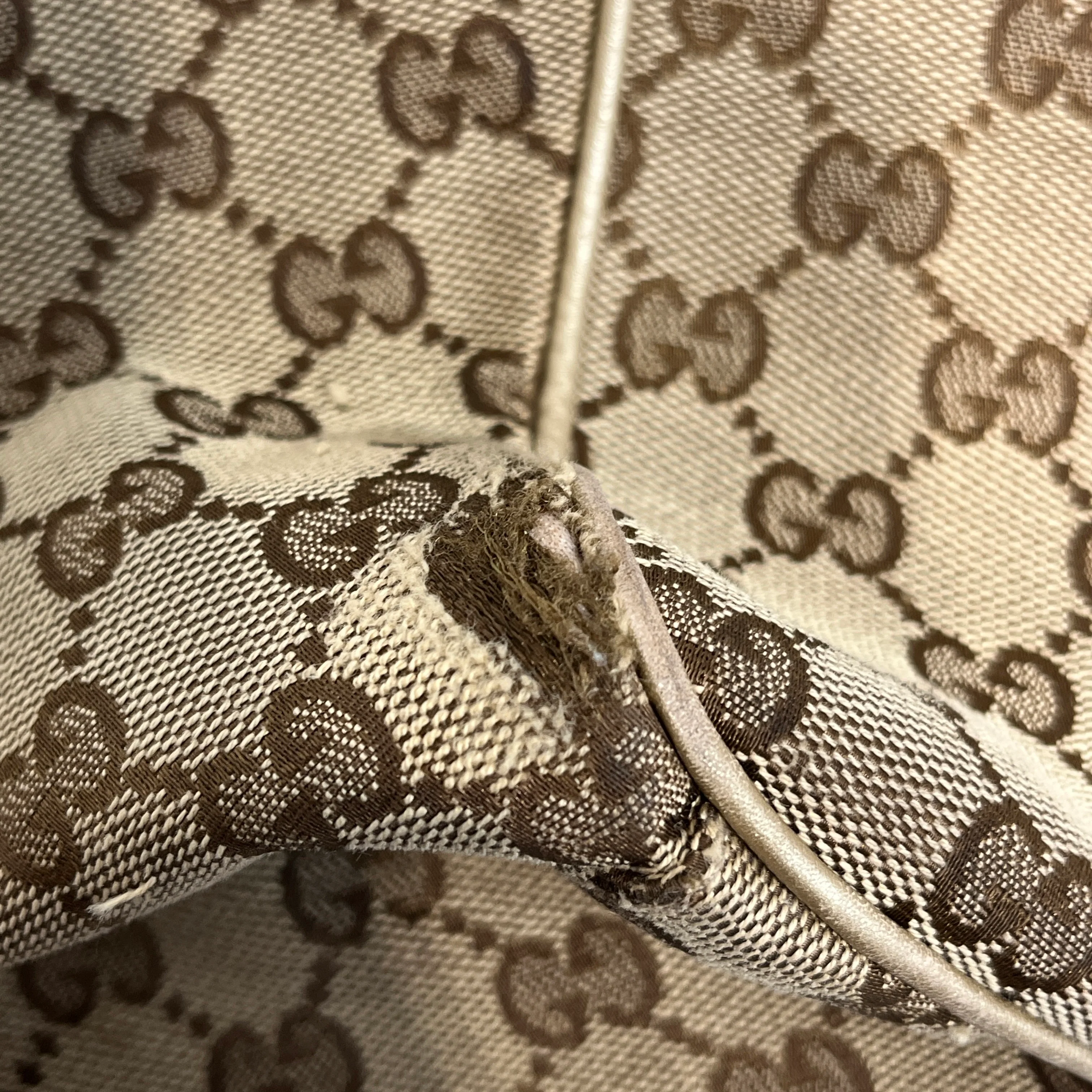 GUCCI/Bag/All Over Print/Cotton/BRW/GUCCI SUKEY CANVAS TOTE BAG