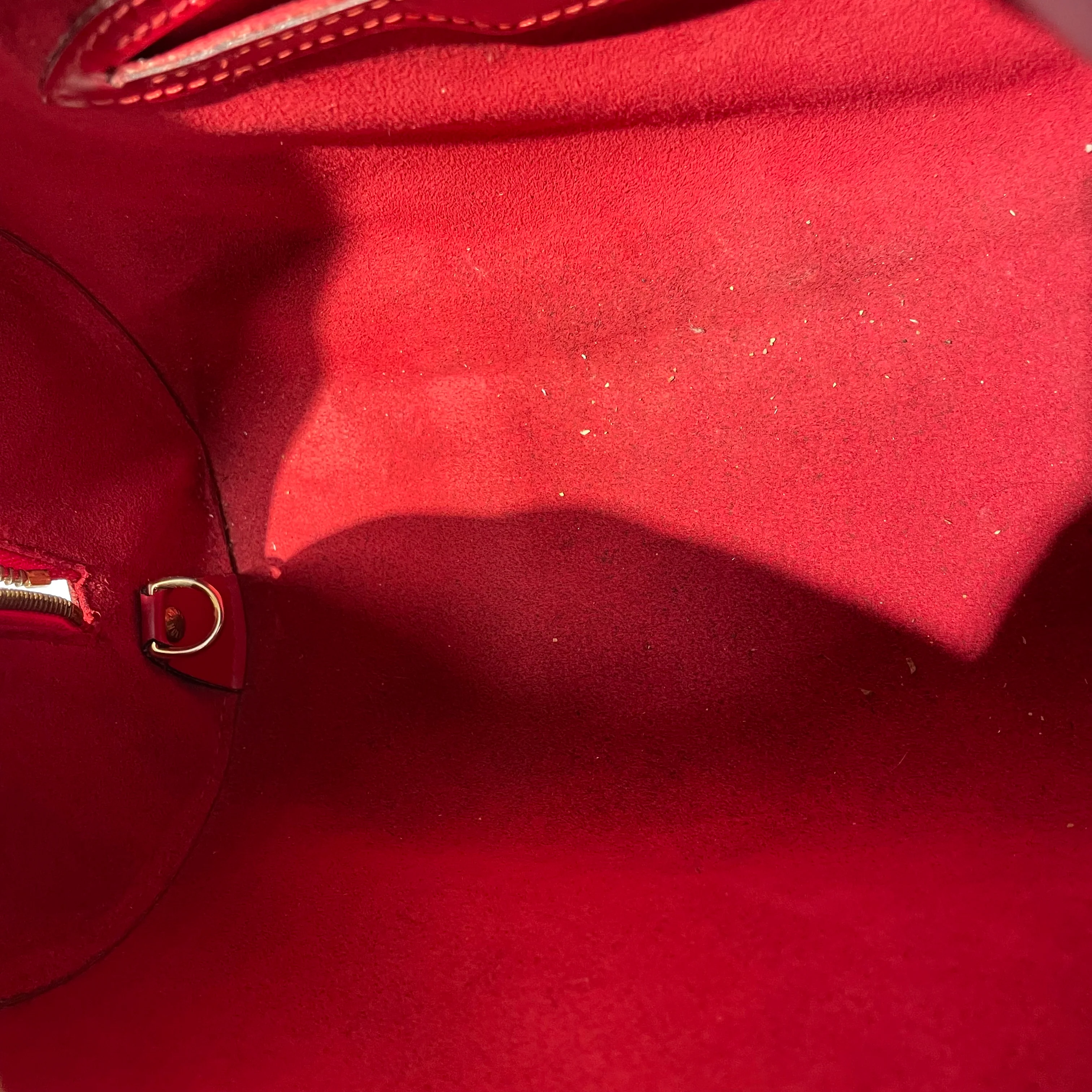 LOUIS VUITTON/Bag/Leather/RED/epi leather