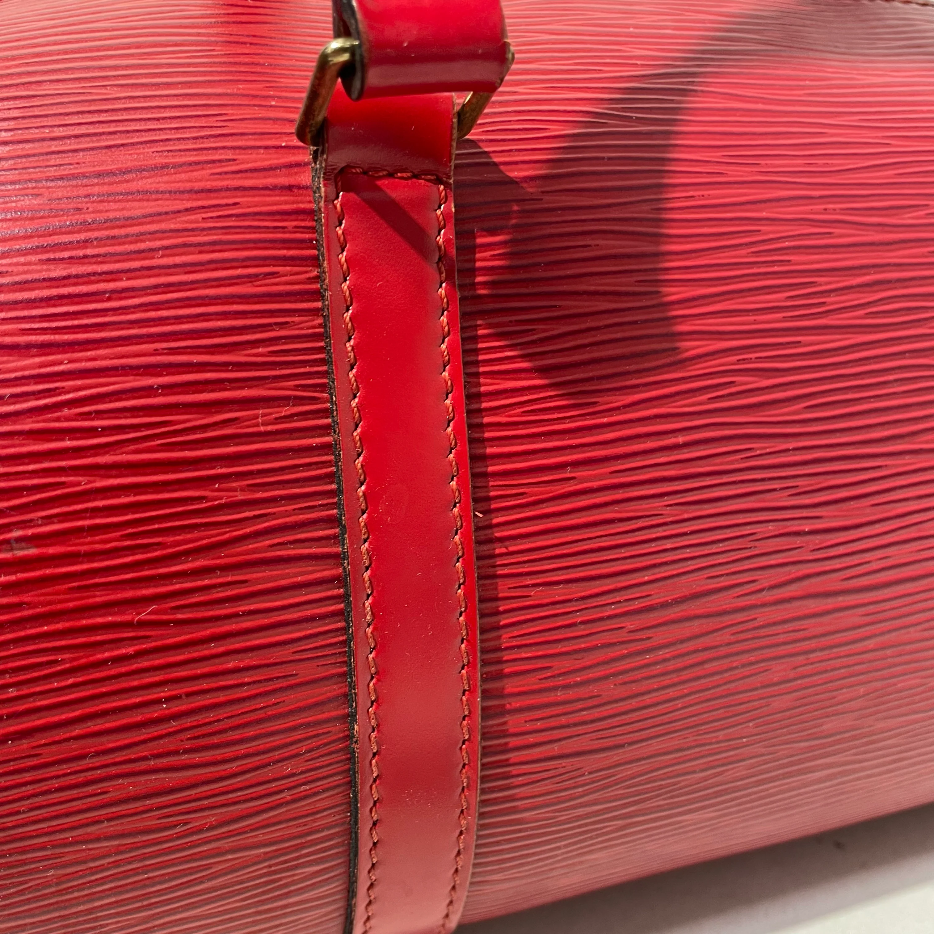 LOUIS VUITTON/Bag/Leather/RED/epi leather