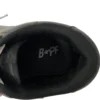 BAPE STA!/Low-Sneakers/US 9/Graphic/Leather/BLK/KANJI LETTERS/REFLECTIVE LOGO