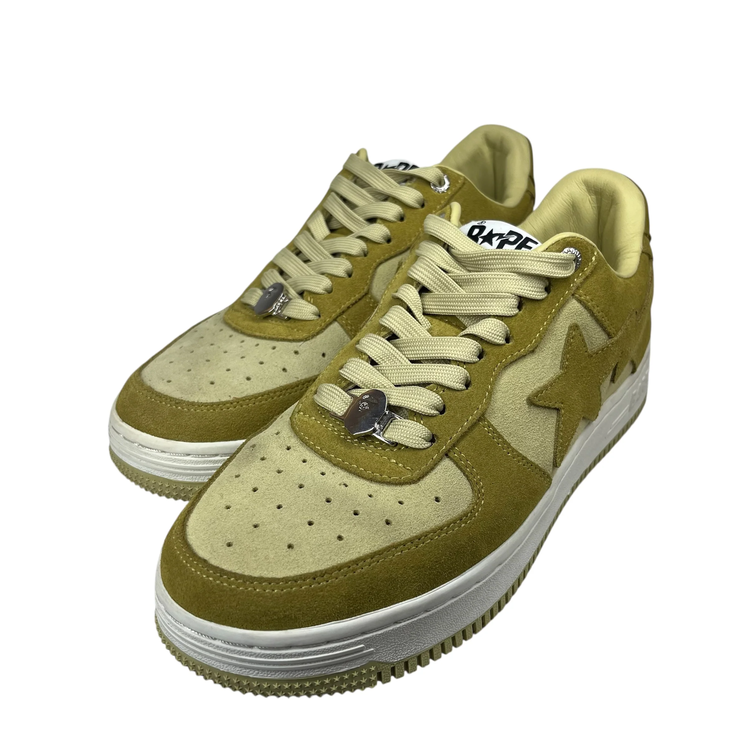 A BATHING APE/Low-Sneakers/US 9/KHK/SUEDE