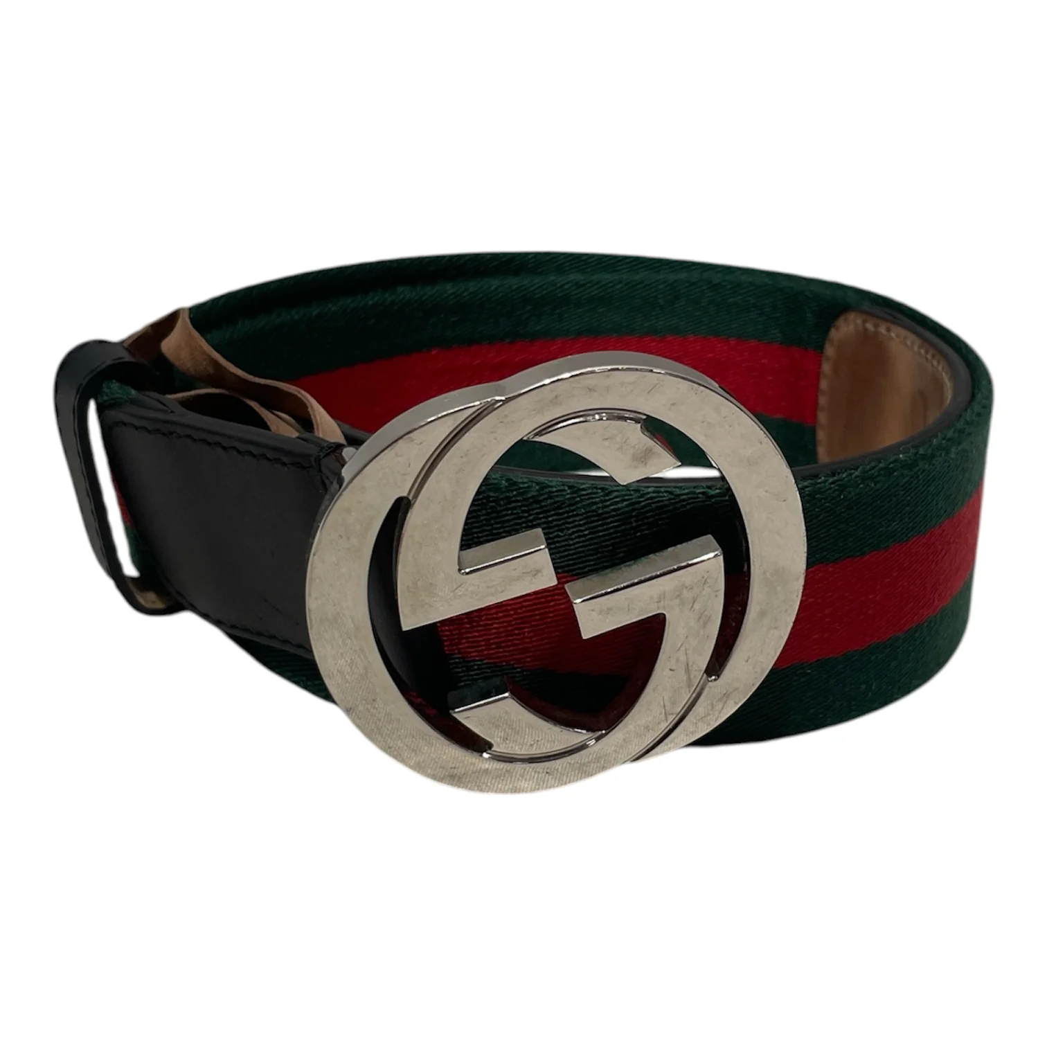 GUCCI/Belt/Cotton/GRN/