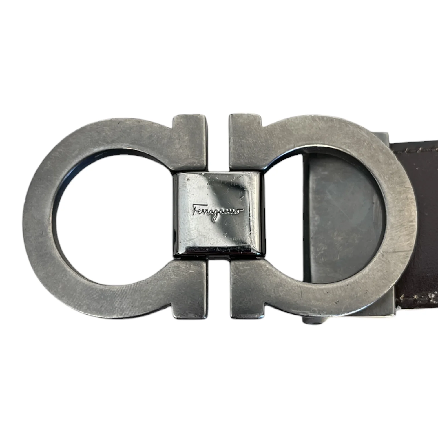 2233-salvatore-ferragamo-belt-leather-brw-double-omega-buckle-3.webp Salvatore Ferragamo/Belt/Leather/BRW/DOUBLE OMEGA BUCKLE