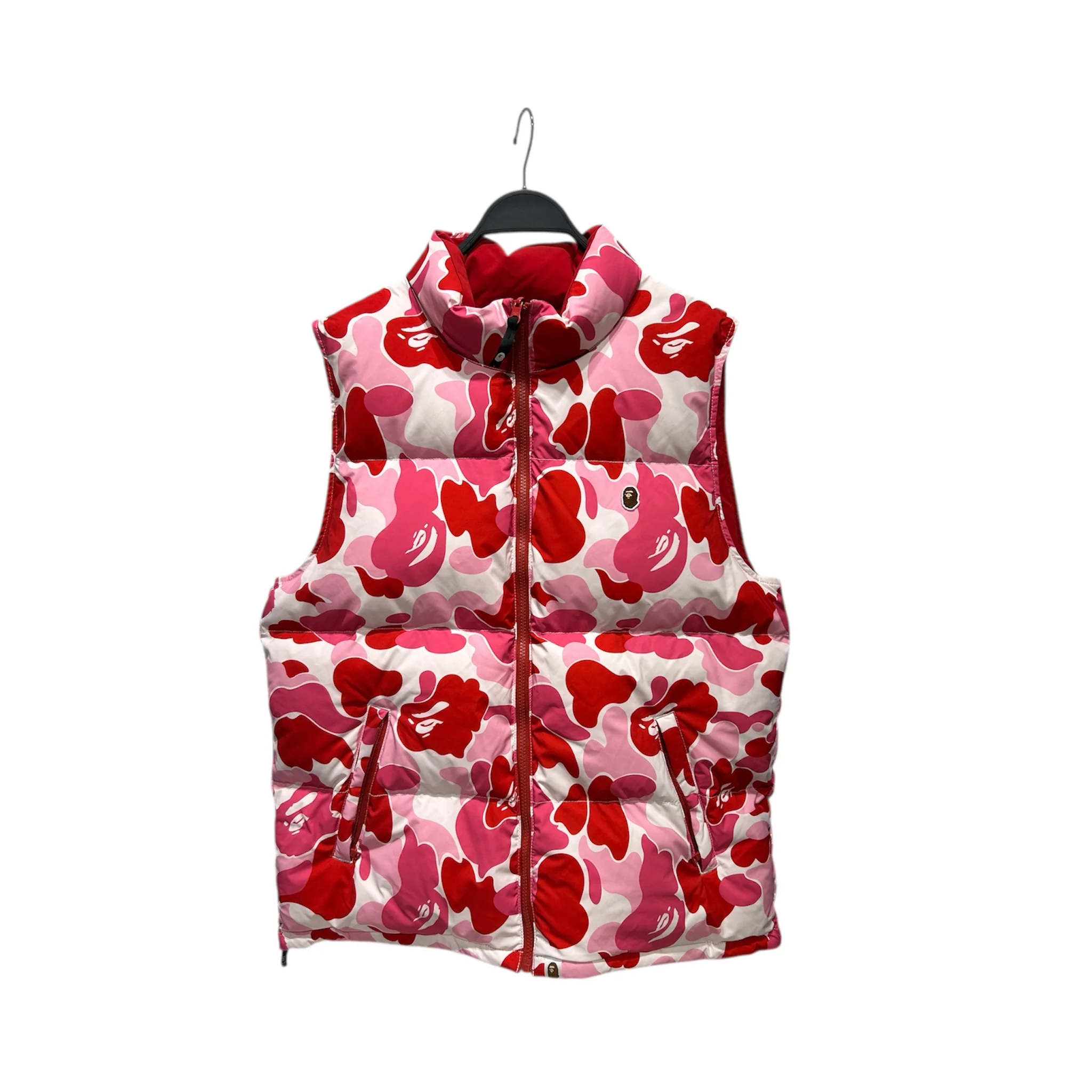 A BATHING APE/Puffer Vest/L/Camouflage/Polyester/MLT/