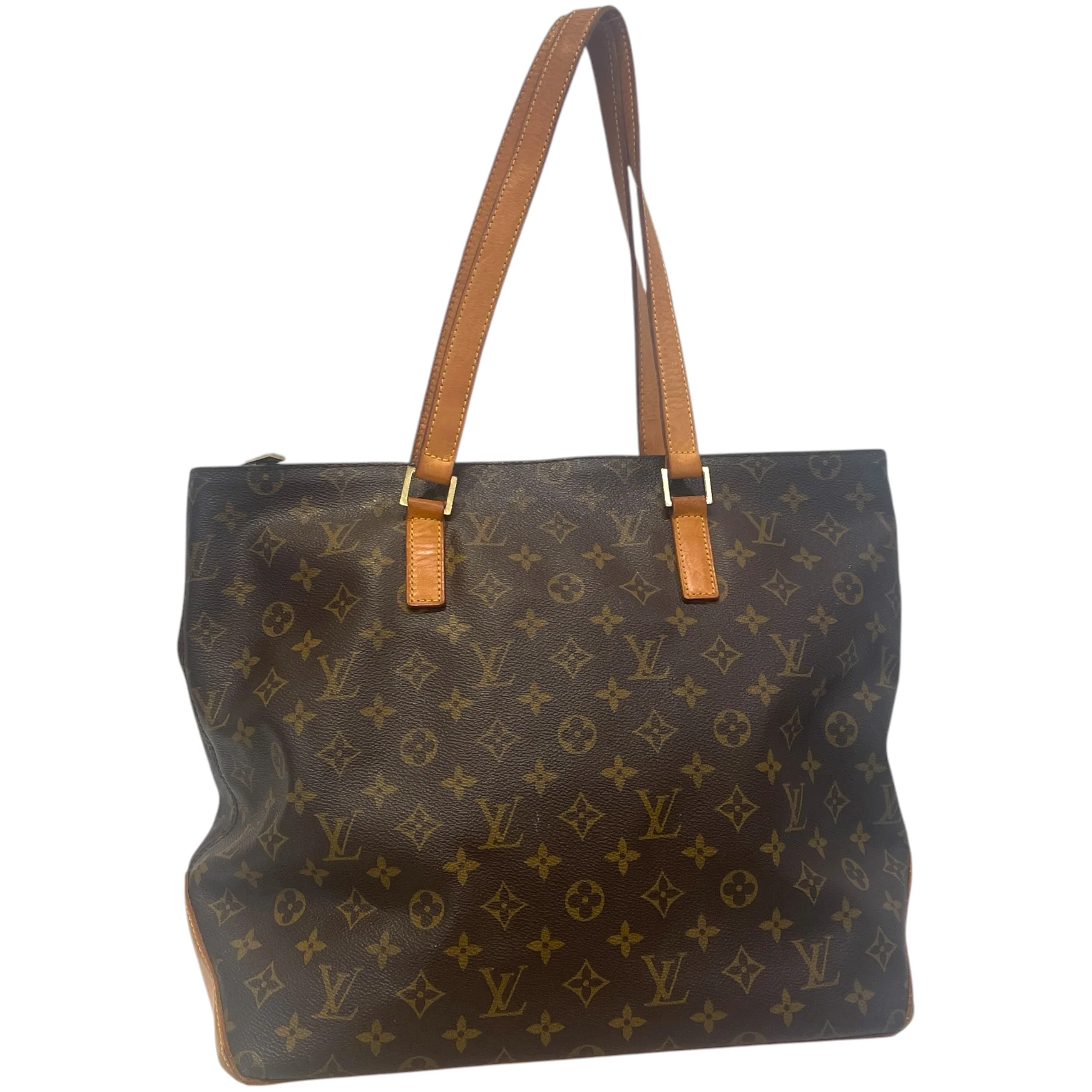 LOUIS VUITTON/Tote Bag/Monogram/Leather/BRW/Cabas Mezzo
