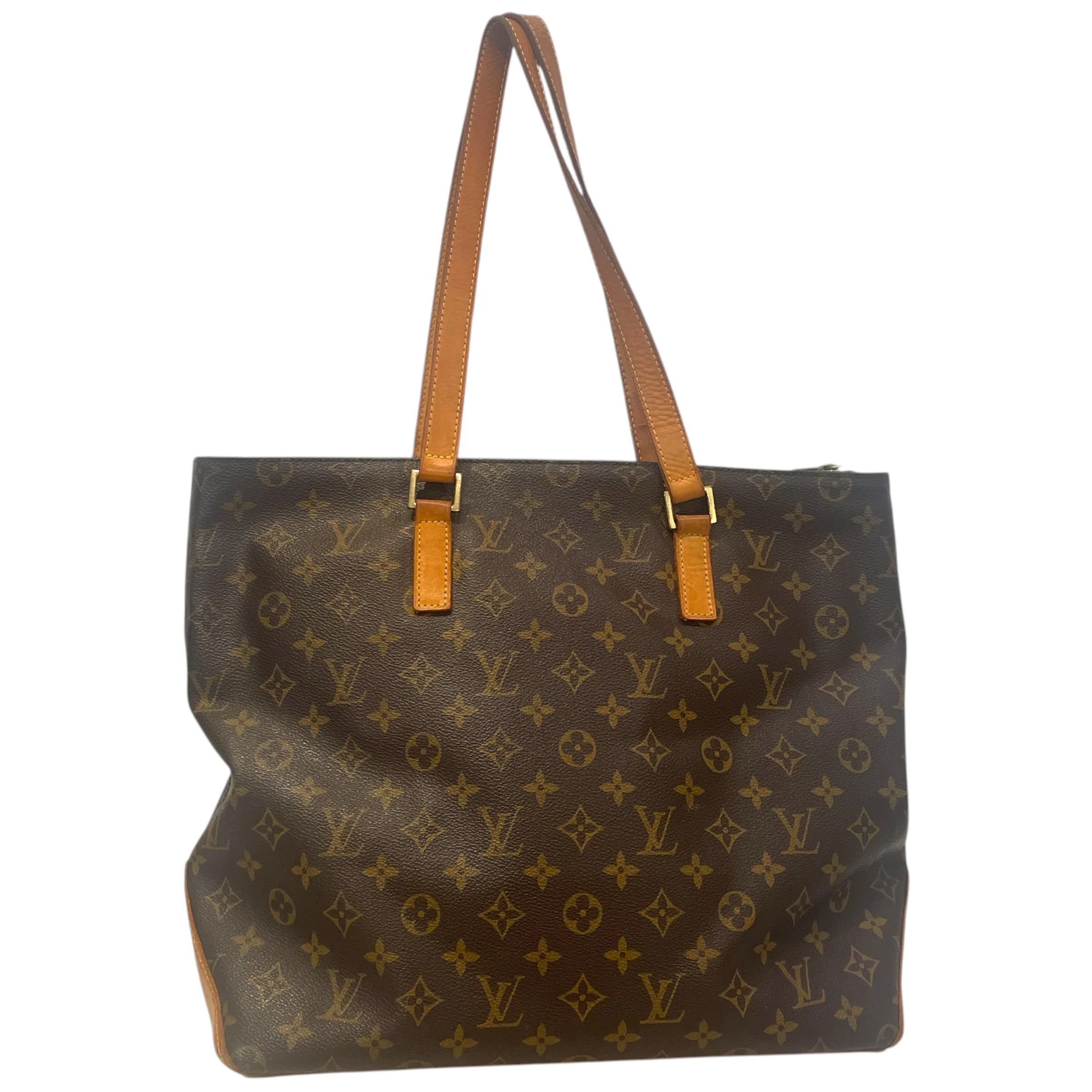 LOUIS VUITTON/Tote Bag/Monogram/Leather/BRW/Cabas Mezzo