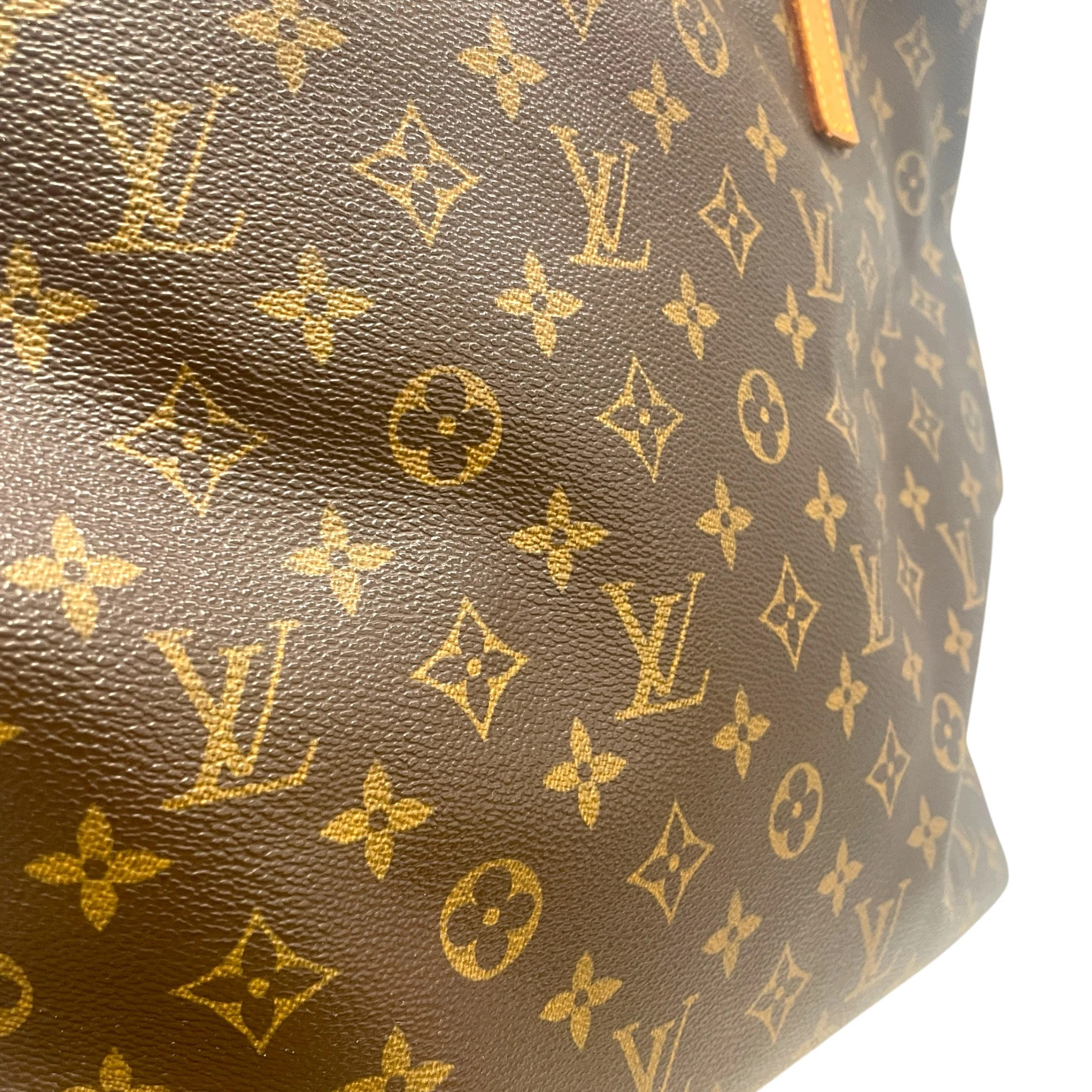 LOUIS VUITTON/Tote Bag/Monogram/Leather/BRW/Cabas Mezzo