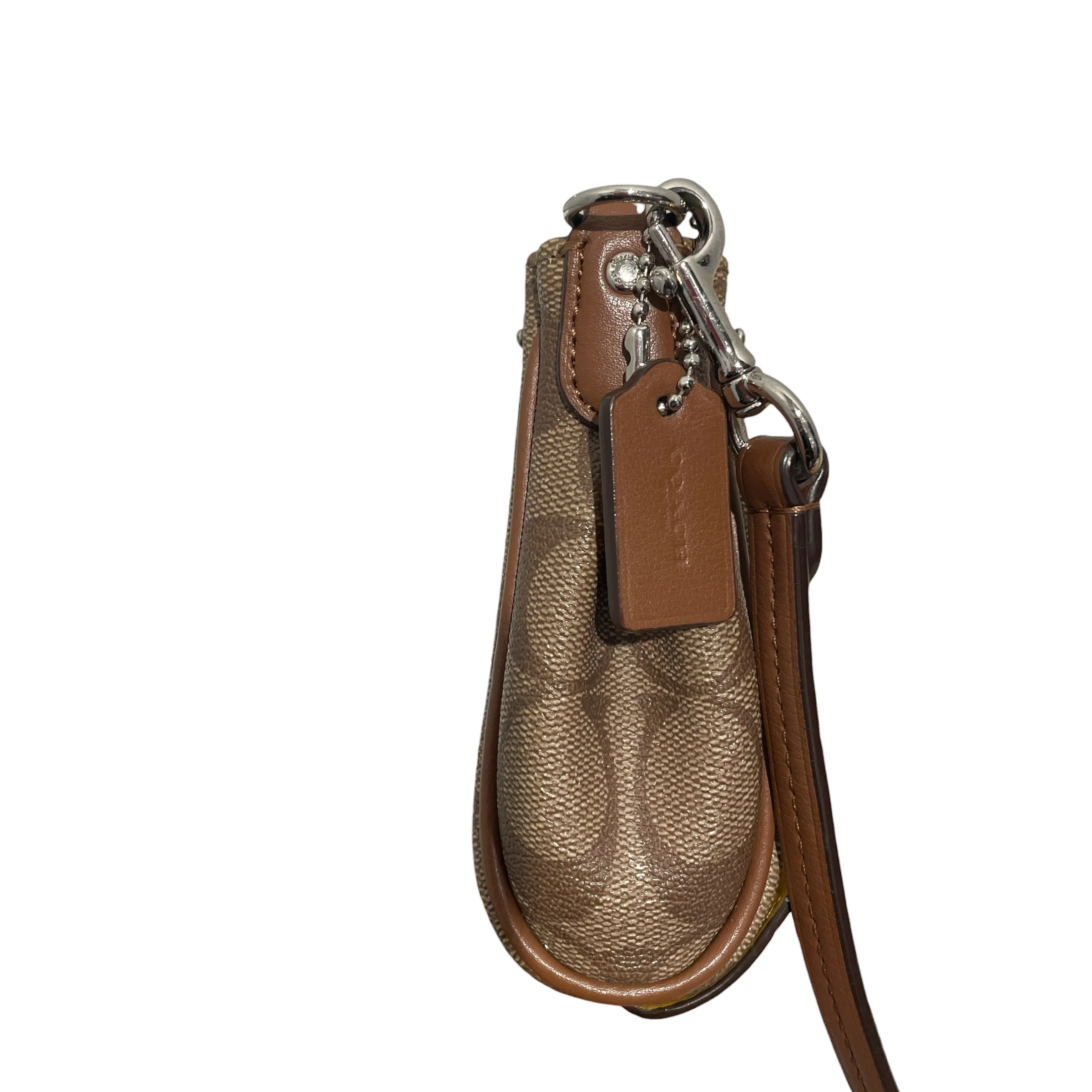 COACH/Cross Body Bag/Monogram/Leather/KHK/