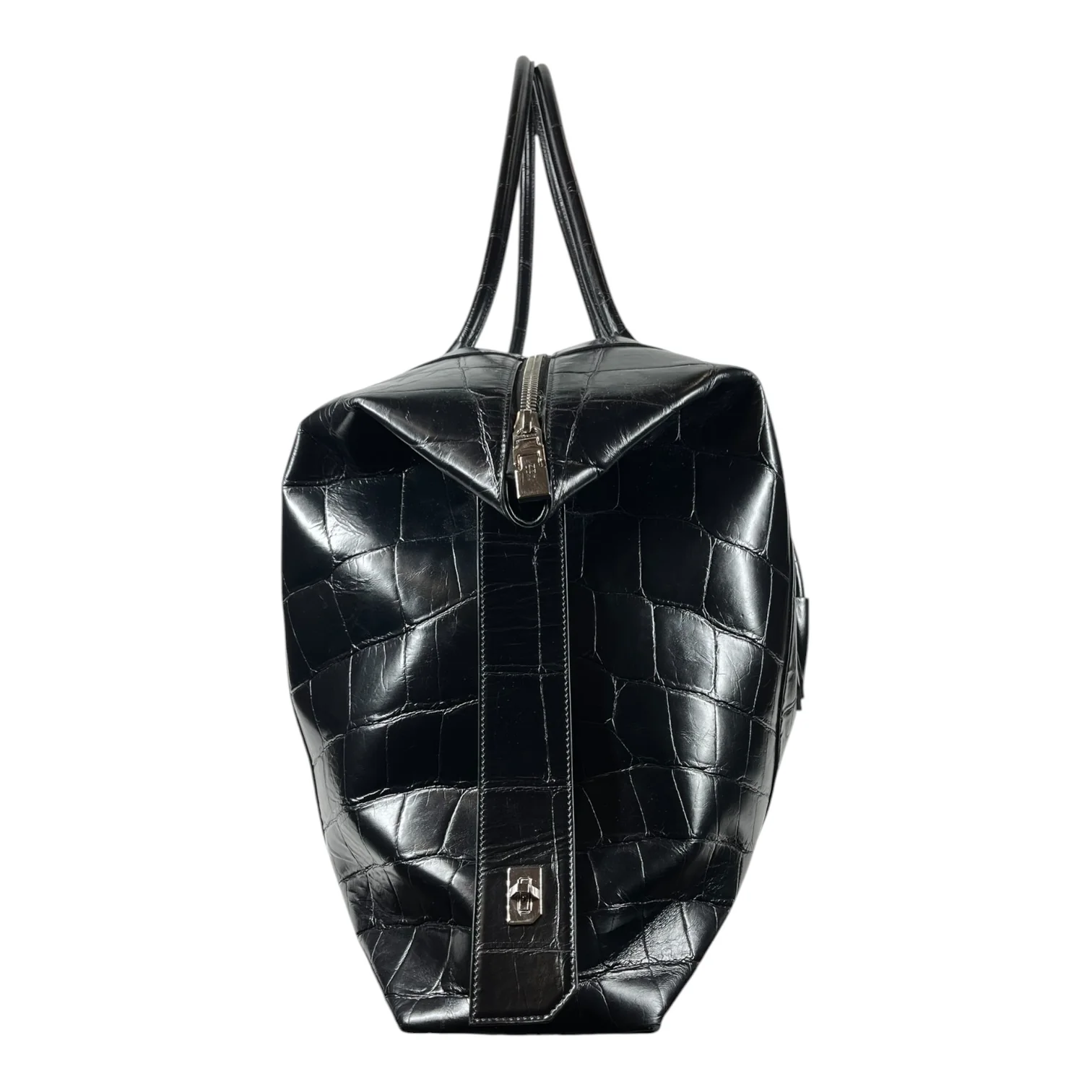 GIVENCHY/Luggage/Leather/BLK/Antigona Soft Lock Crocodile