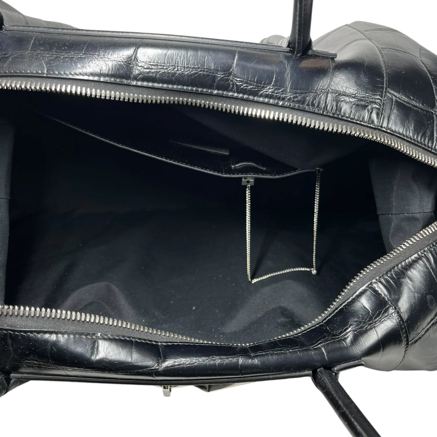 GIVENCHY/Luggage/Leather/BLK/Antigona Soft Lock Crocodile