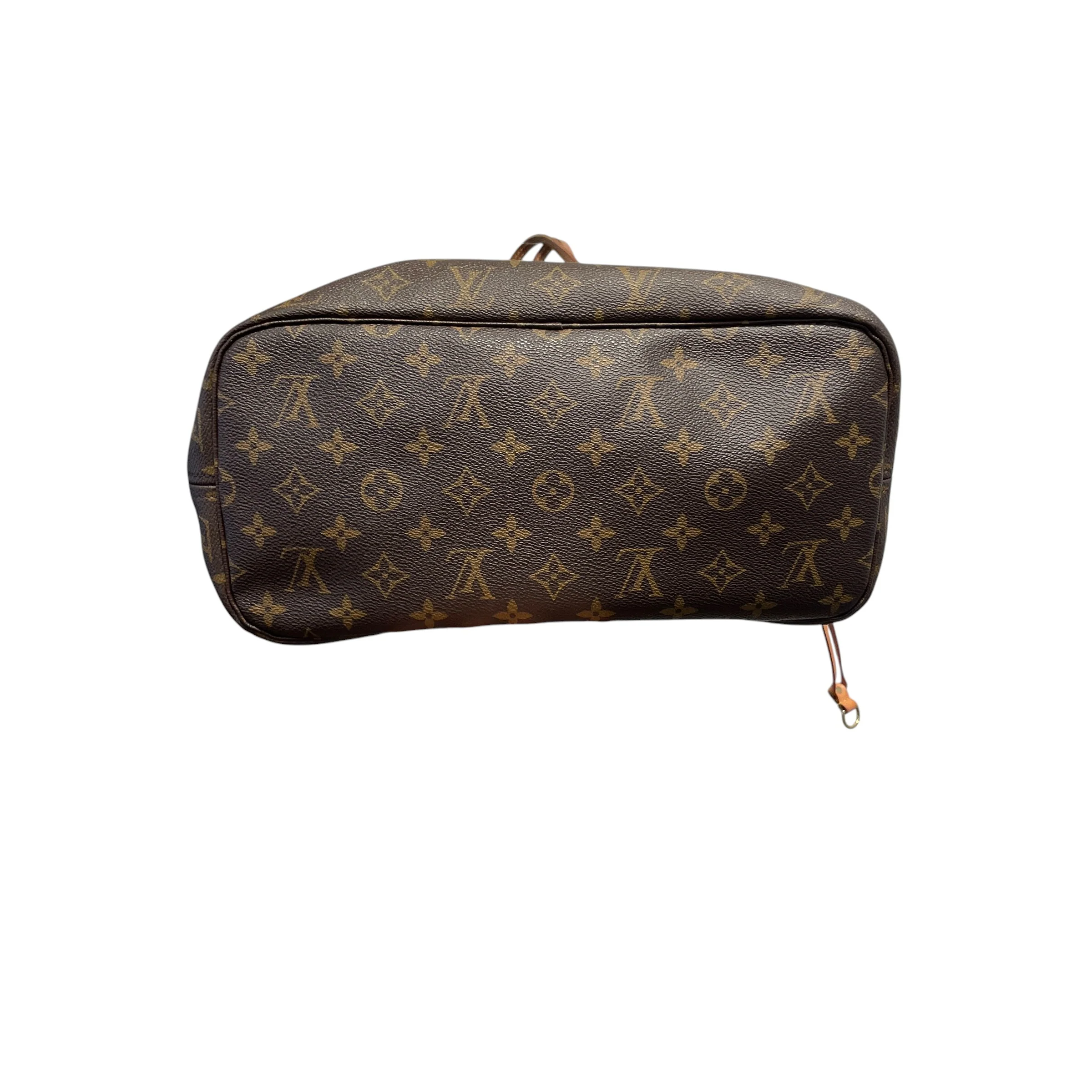LOUIS VUITTON/Tote Bag/Monogram/Leather/BRW/NEVERFULL
