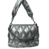 DIESEL/Bag/Monogram/SLV/Charm D Shoulder bag