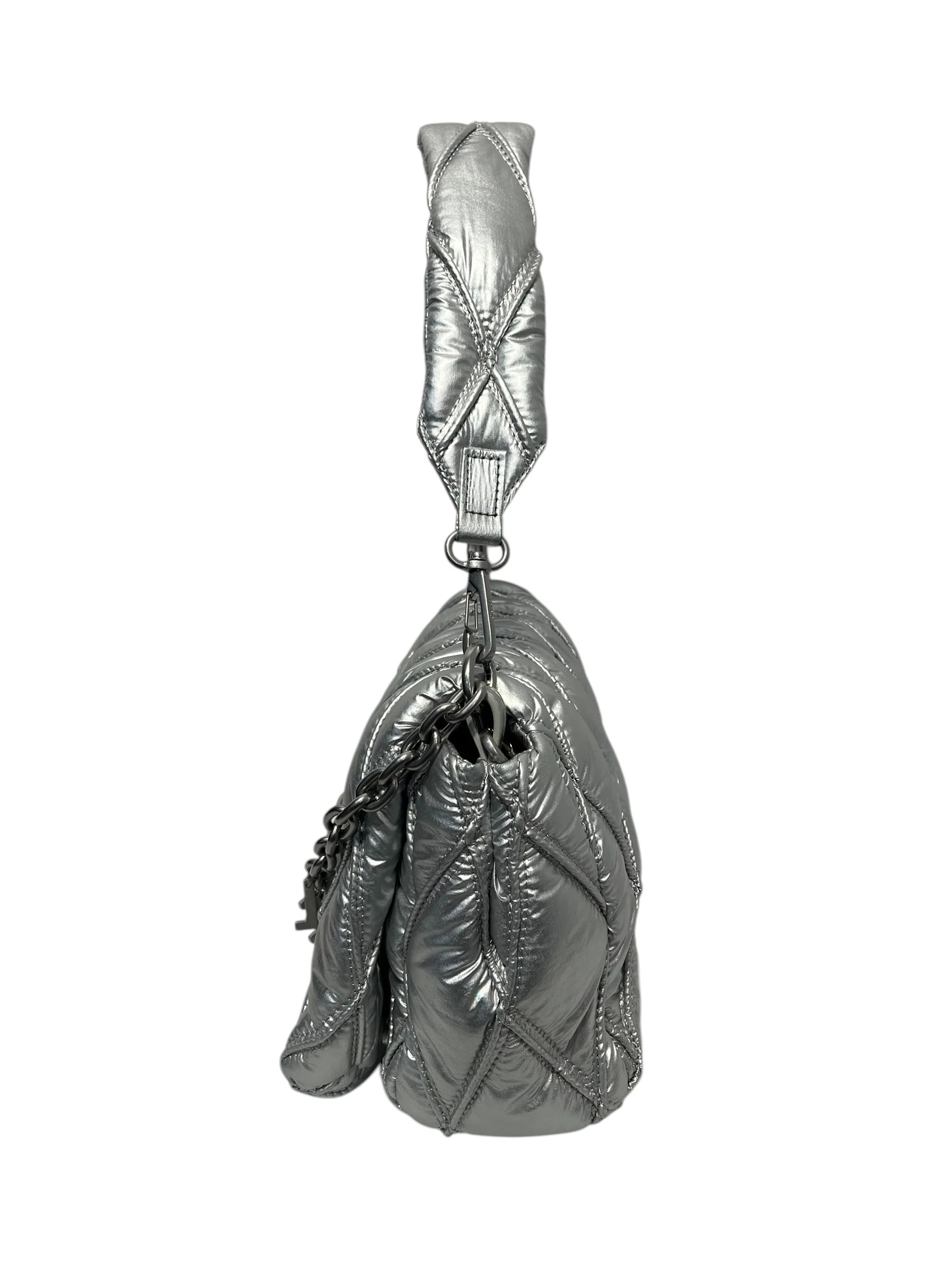 DIESEL/Bag/Monogram/SLV/Charm D Shoulder bag