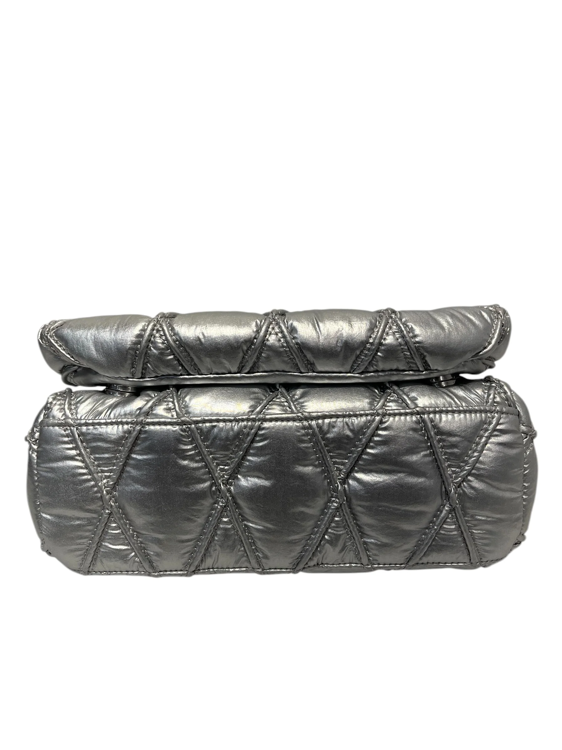 DIESEL/Bag/Monogram/SLV/Charm D Shoulder bag