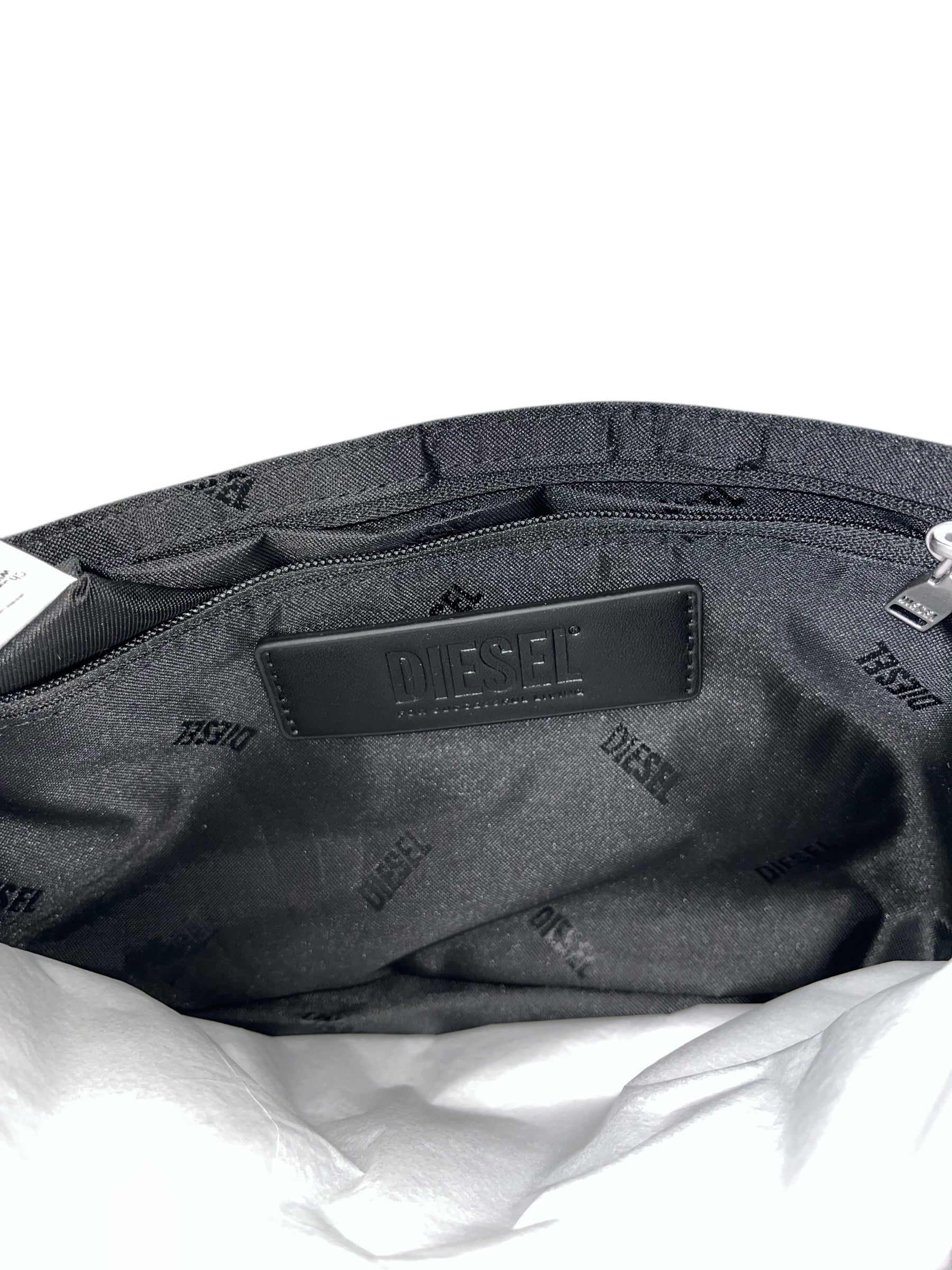 DIESEL/Bag/Monogram/SLV/Charm D Shoulder bag
