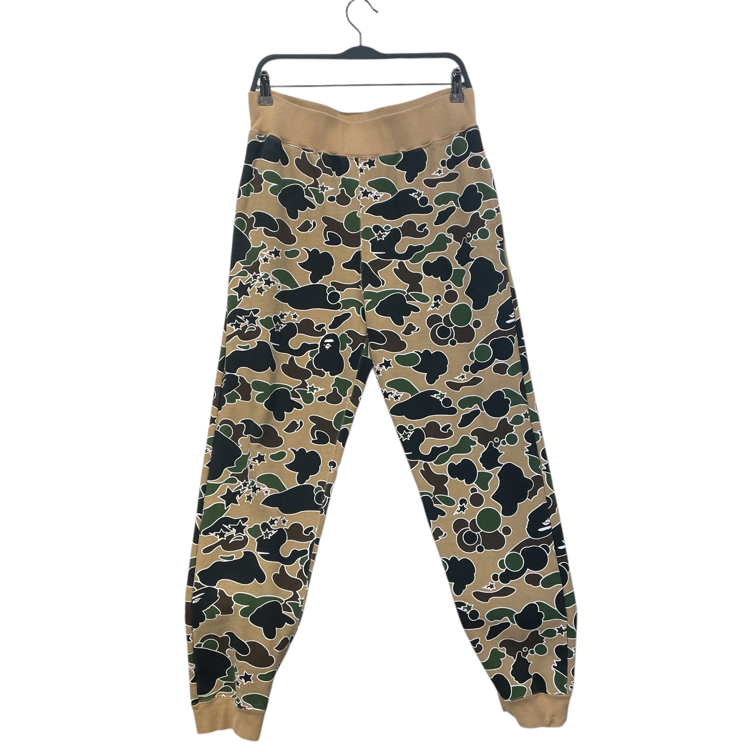A BATHING APE/Cropped Pants/M/Cotton/CML/Camouflage/