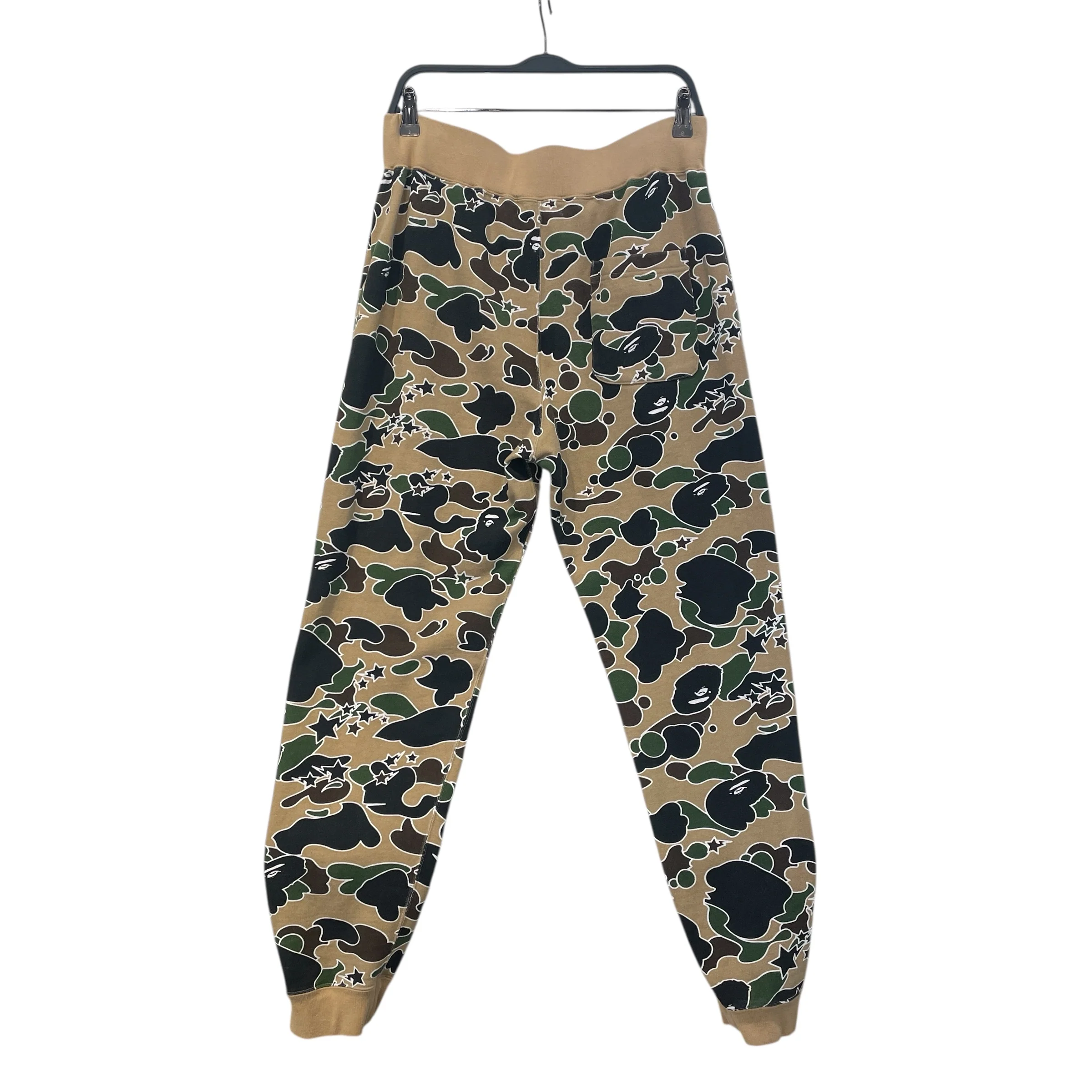 A BATHING APE/Cropped Pants/M/Cotton/CML/Camouflage/