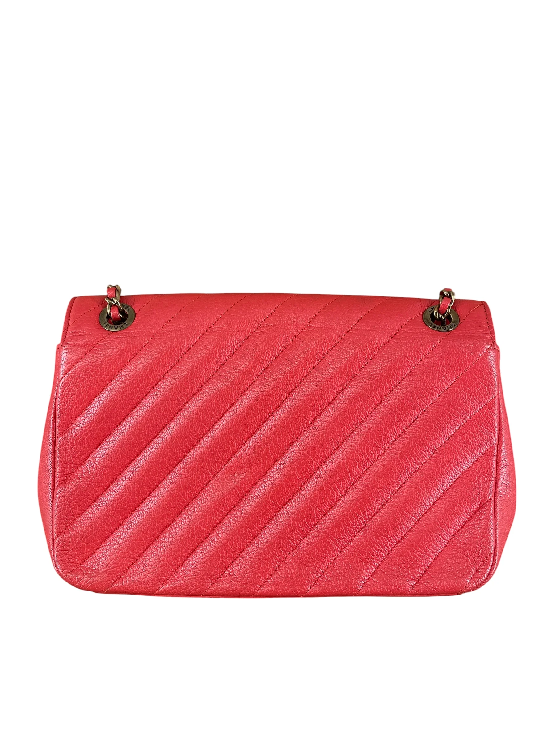 CHANEL/Bag/Leather/ORN/22105813 GLD HRDWRE DIAG LINES